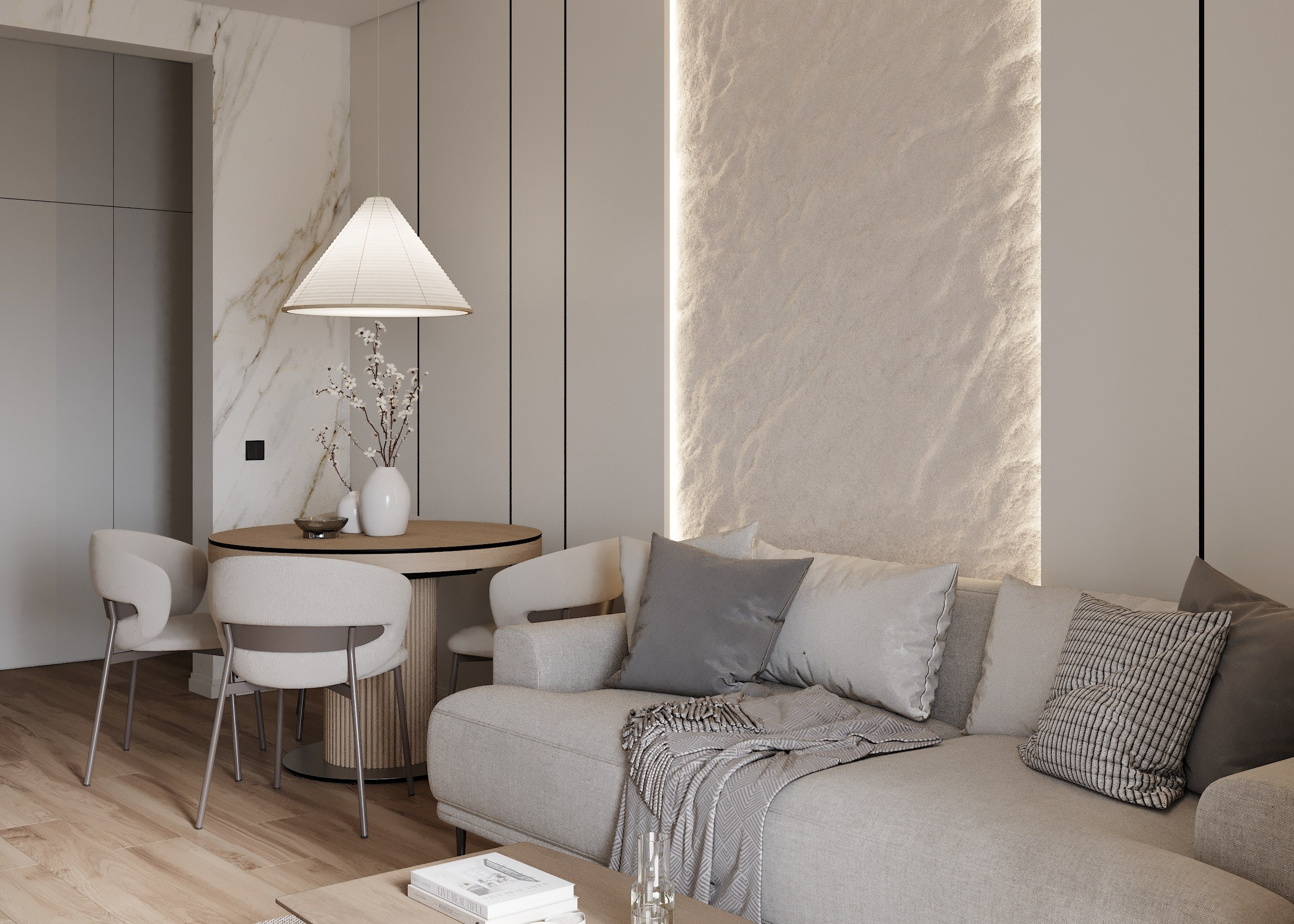 ЖК GREENWOOD 72,0 кв.м. Дизайнер интерьера и 3D визуализатор Ванчугова Ольга