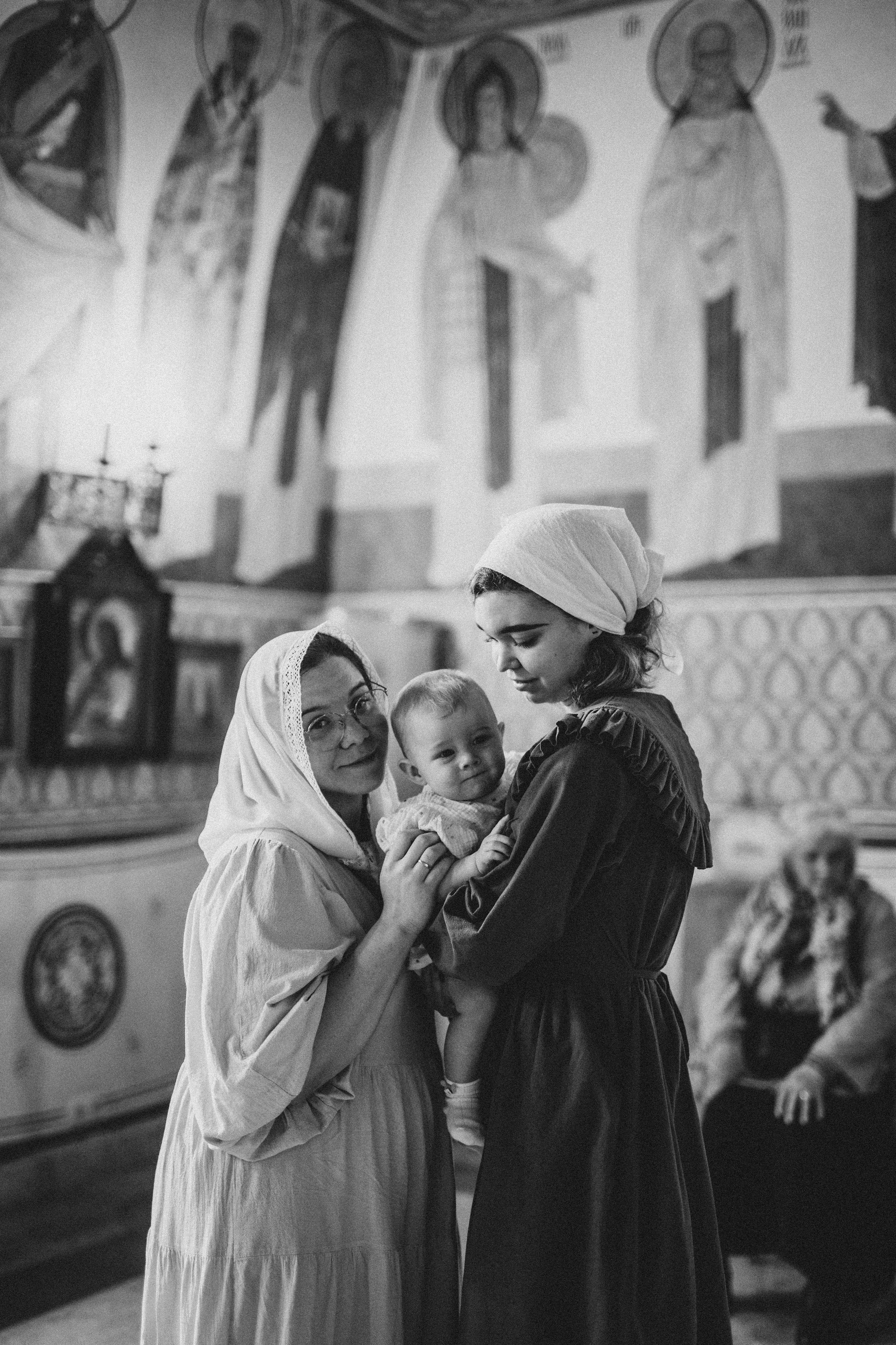 Таинство Крещения Веры. Фотограф новорождённых Newborn Москва