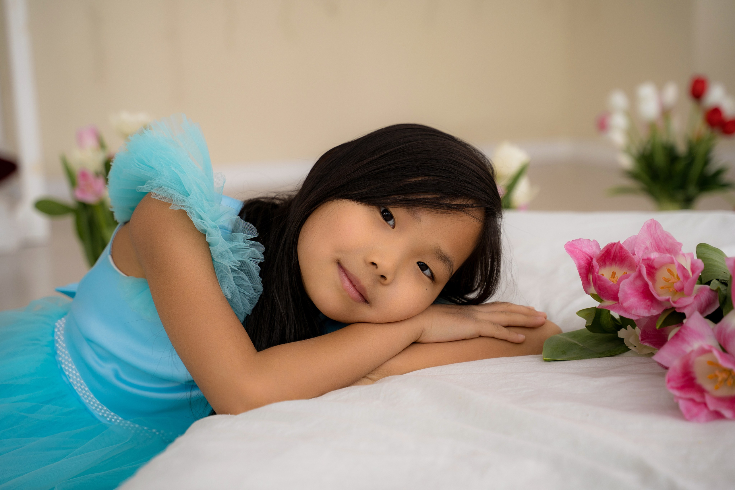 Тюльпановое настроение. Фотостудия Малина в городе Улан-Удэ. Фотограф Ирина Жарникова