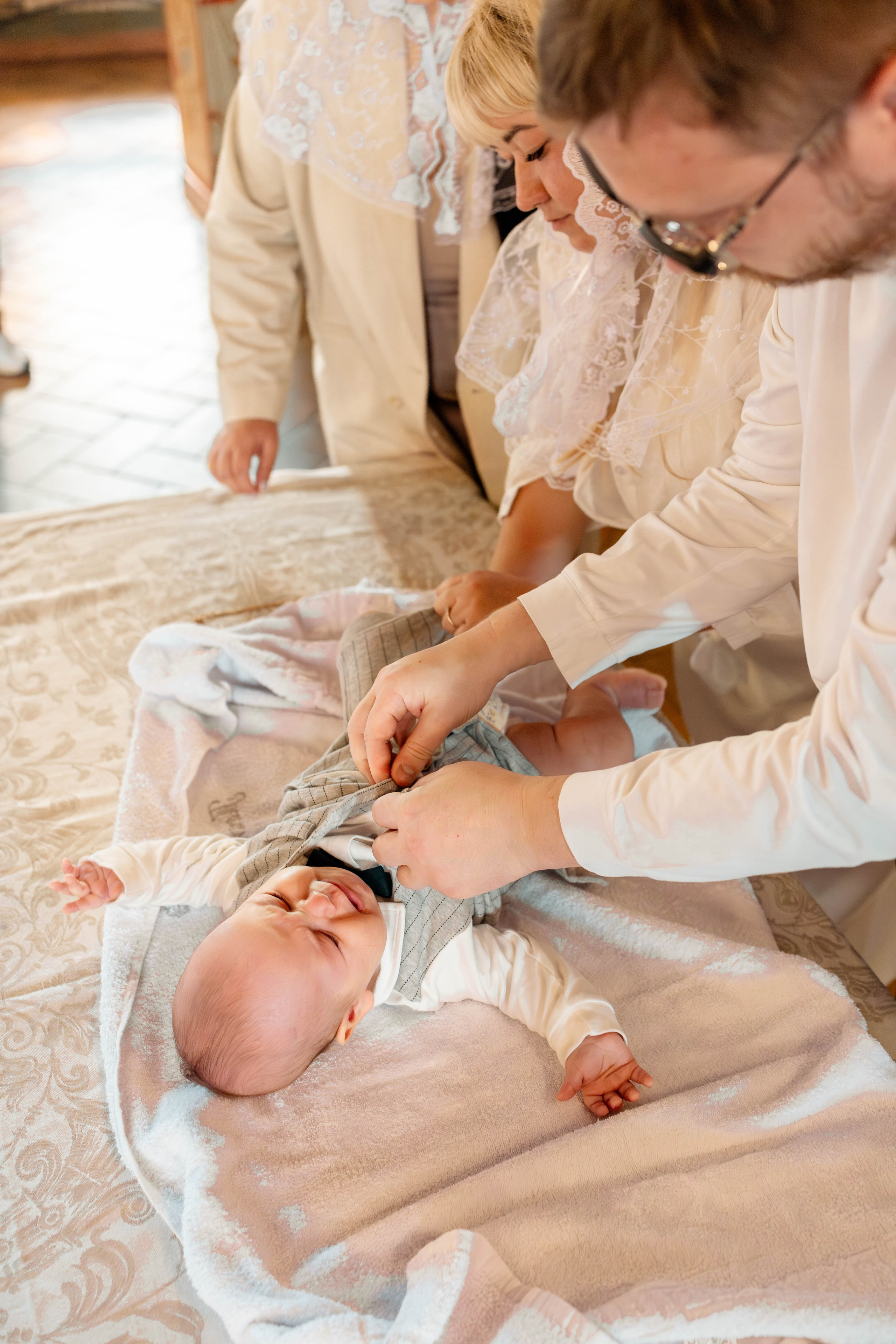 Таинство Крещения Евгения. Фотограф новорождённых Newborn Москва
