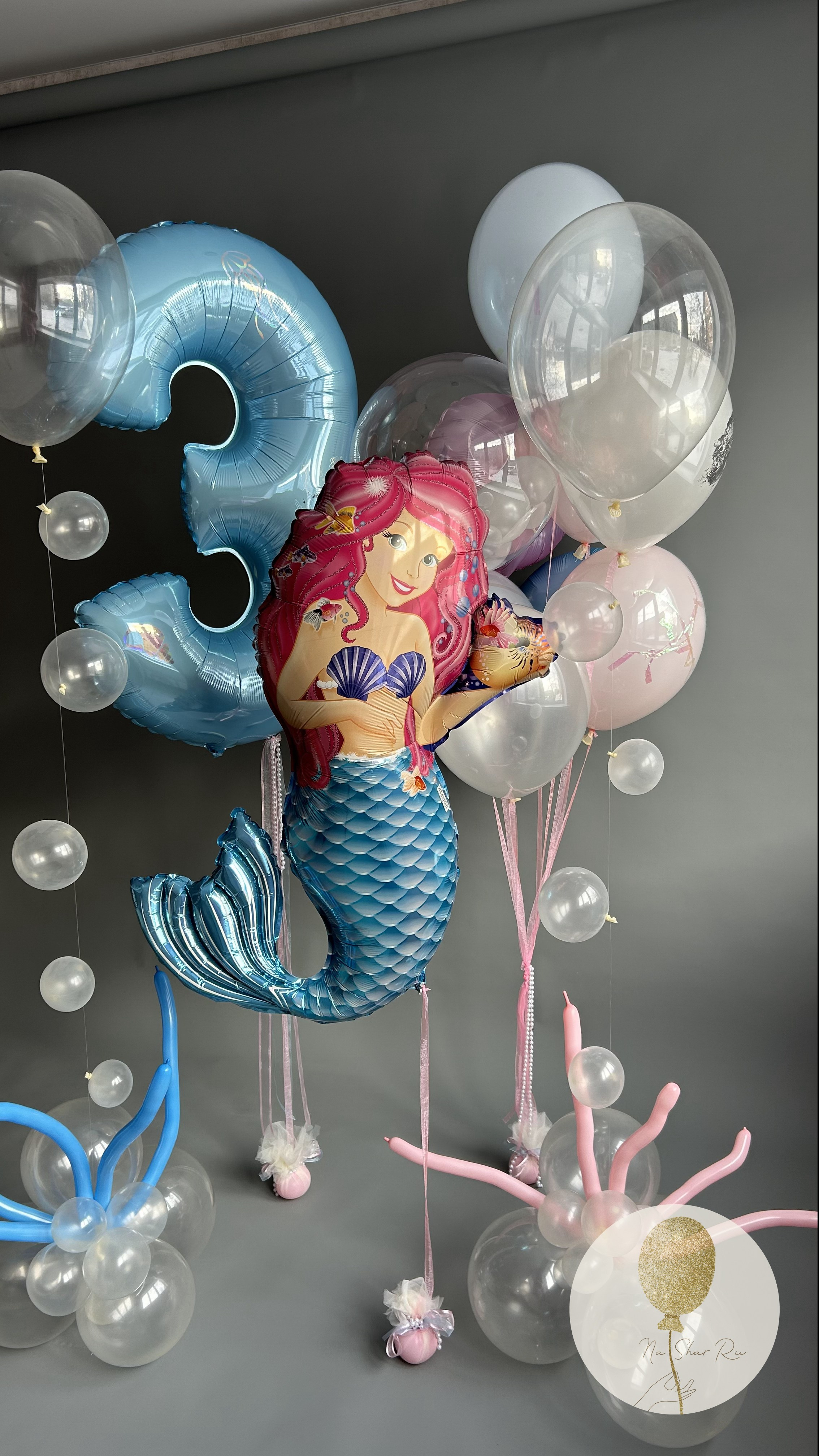 Шары для ребенка (девочка). Воздушные шары с гелием в Донецке