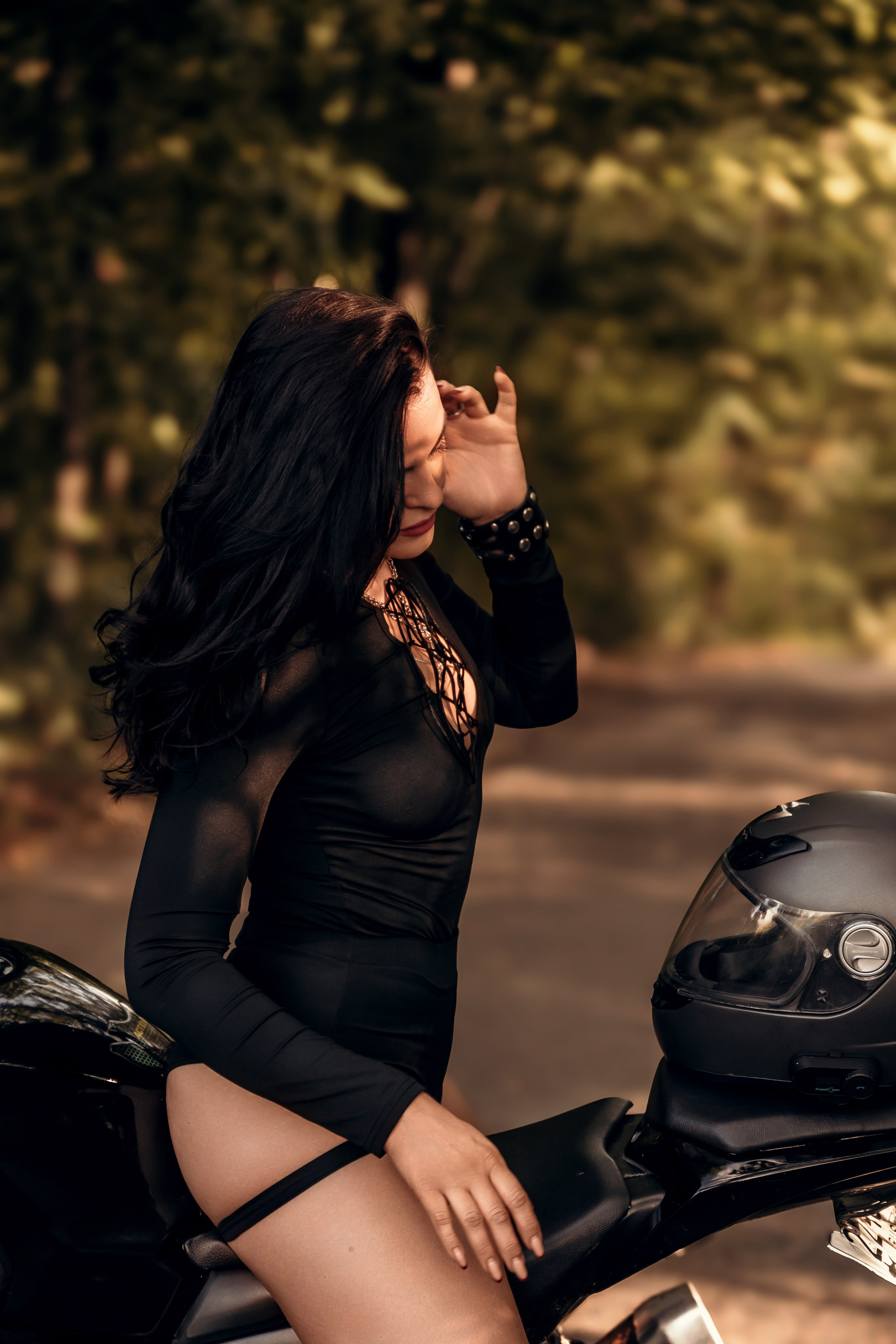 Марина, Фотосессия с байком. Семейный фотограф в Белгороде Амелина Алина