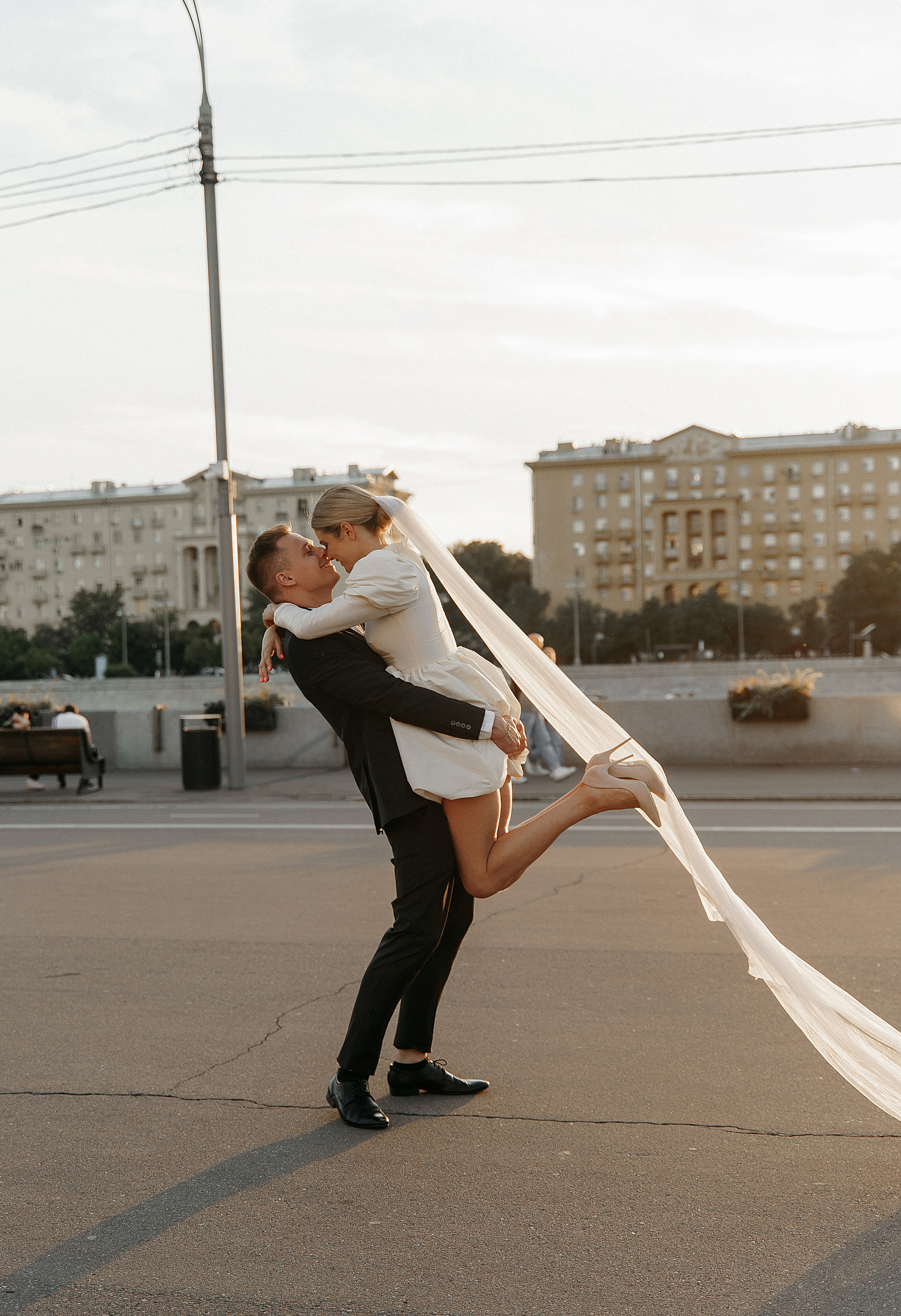 Музеон на закате. Свадебный фотограф