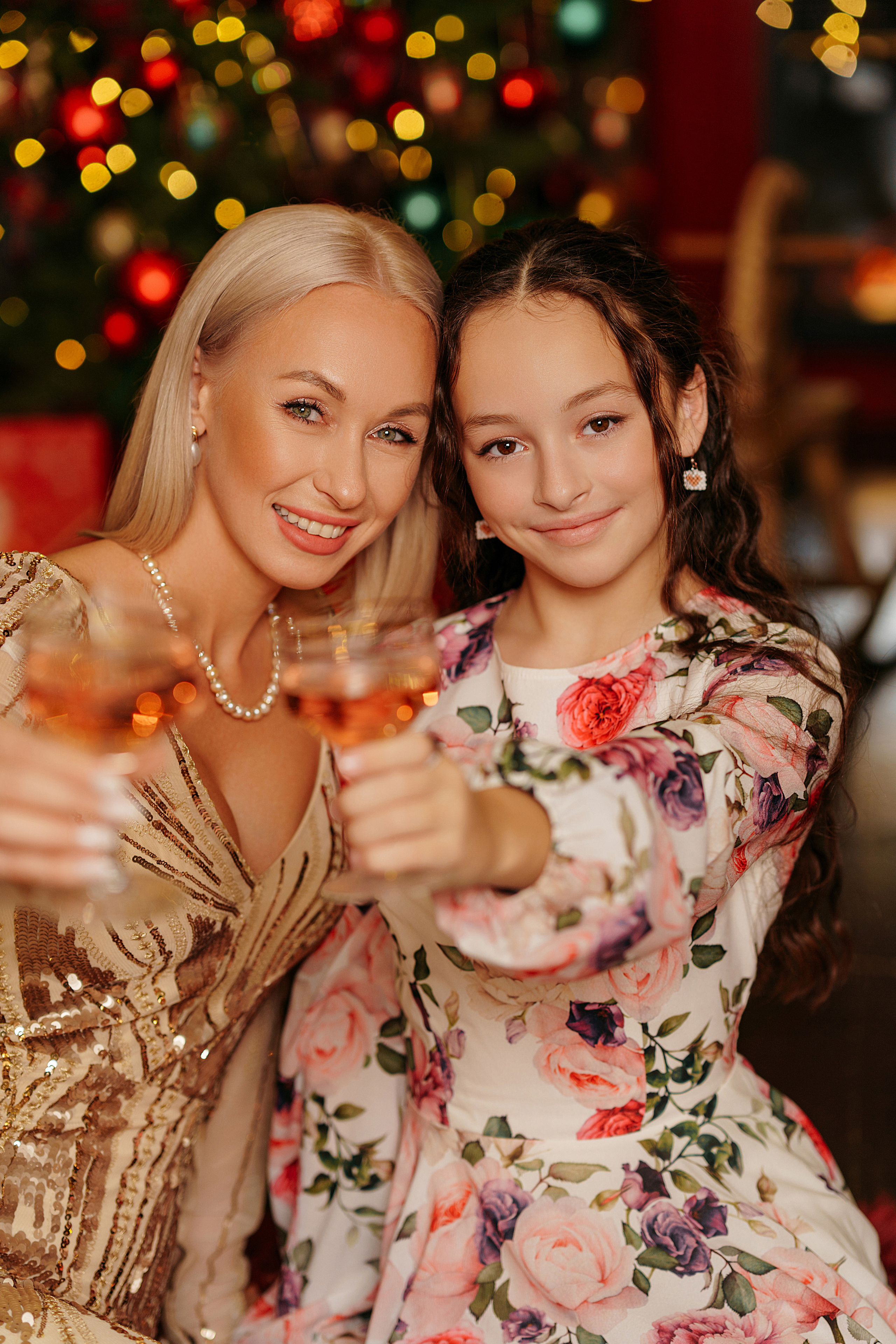 Юлия и Рита новогодняя фотосессия