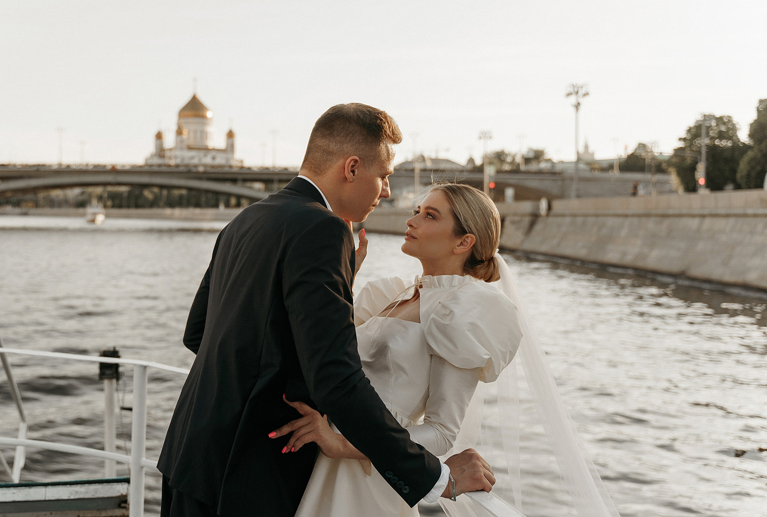 Музеон на закате. Свадебный фотограф