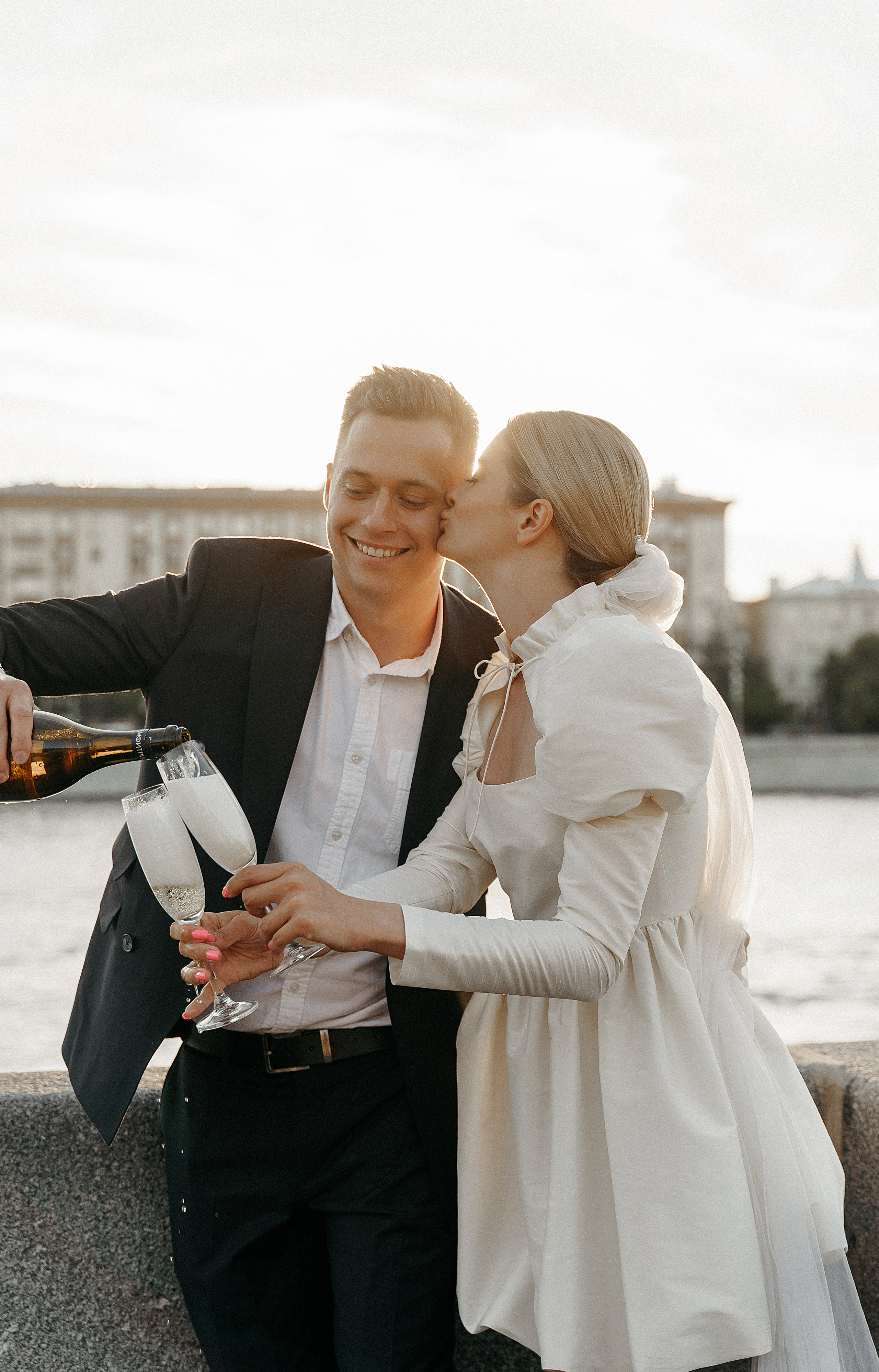 Музеон на закате. Свадебный фотограф