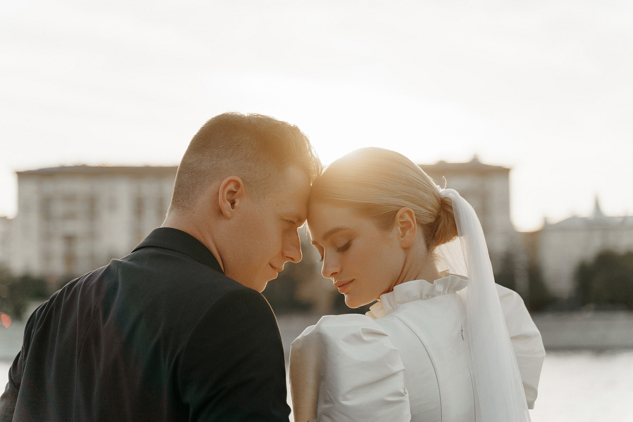 Музеон на закате. Свадебный фотограф