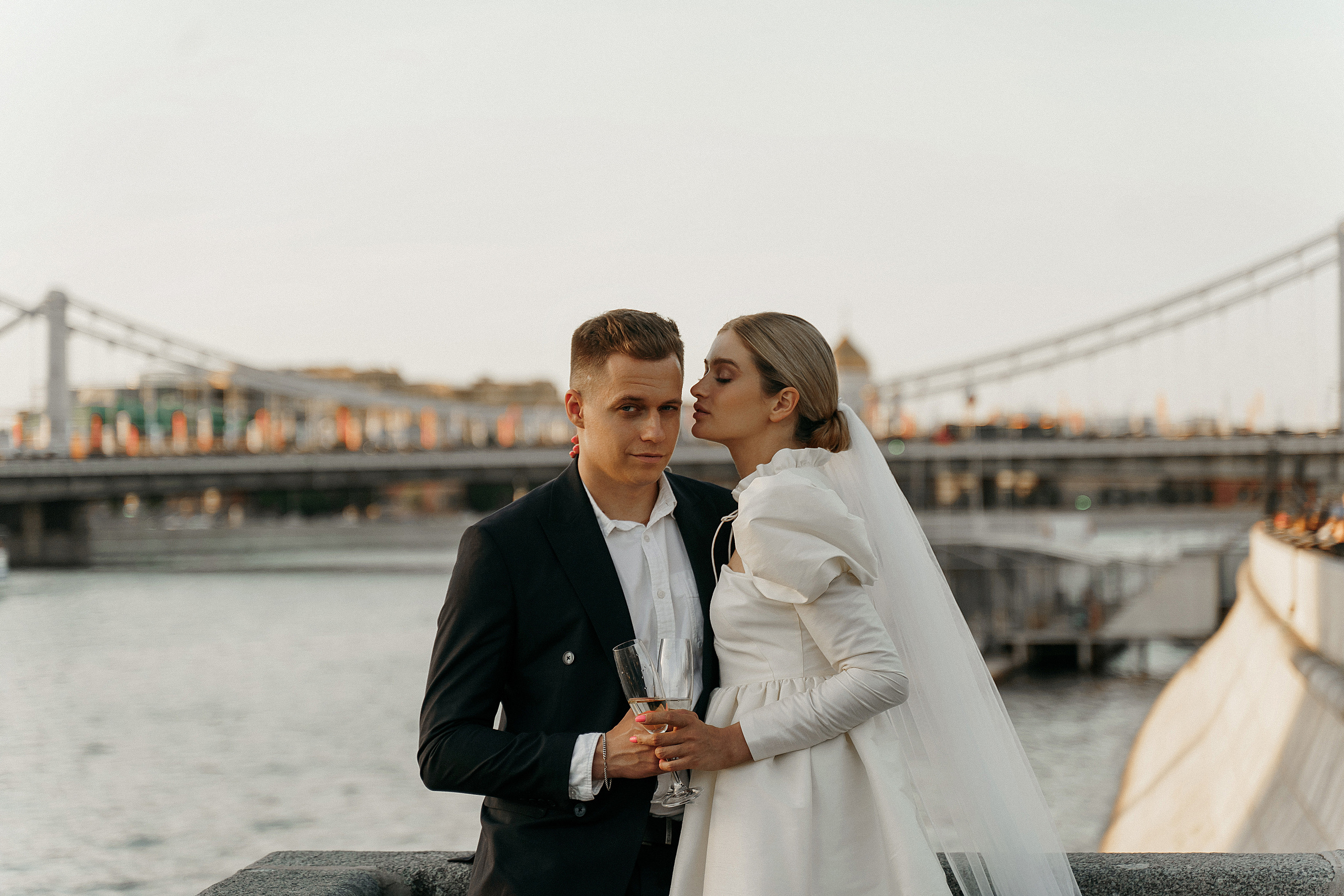 Музеон на закате. Свадебный фотограф