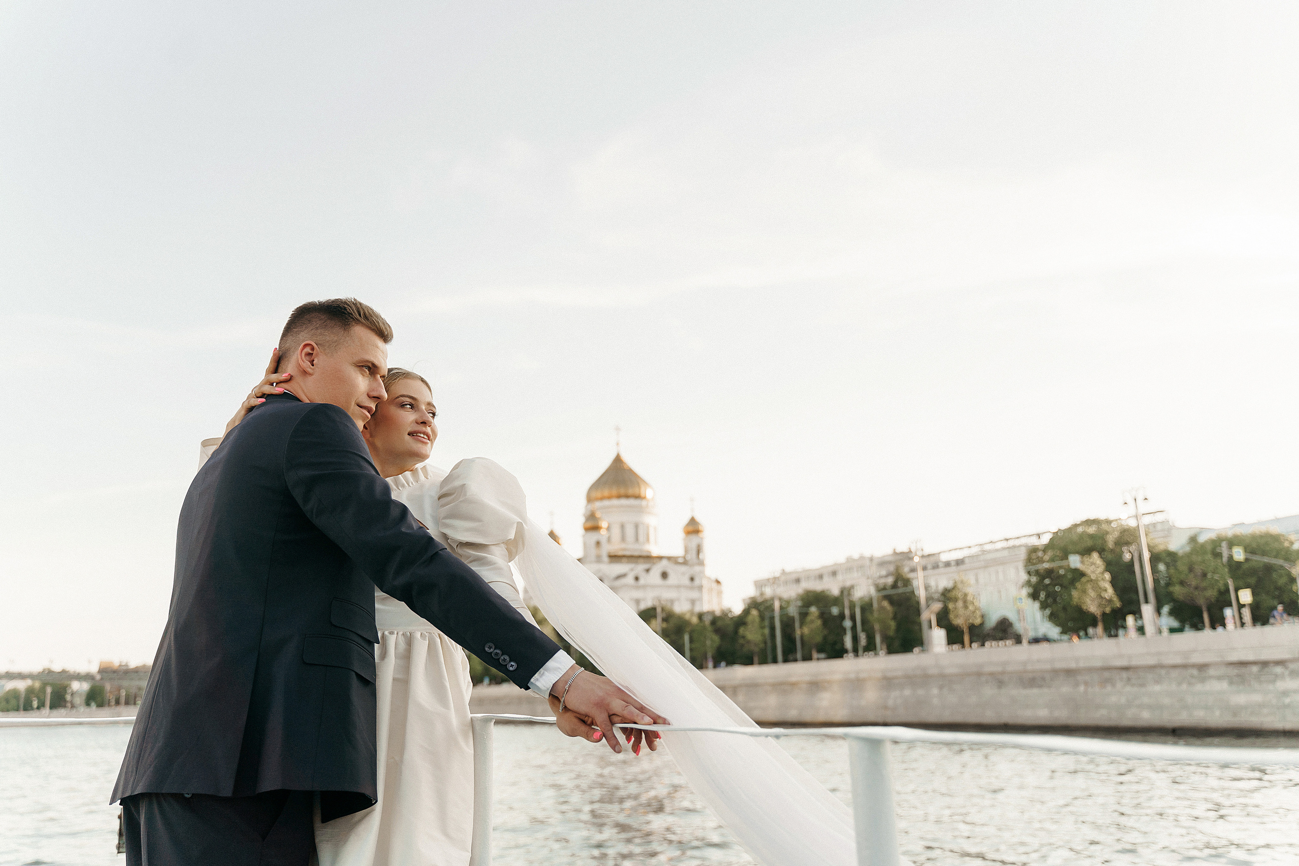 Музеон на закате. Свадебный фотограф