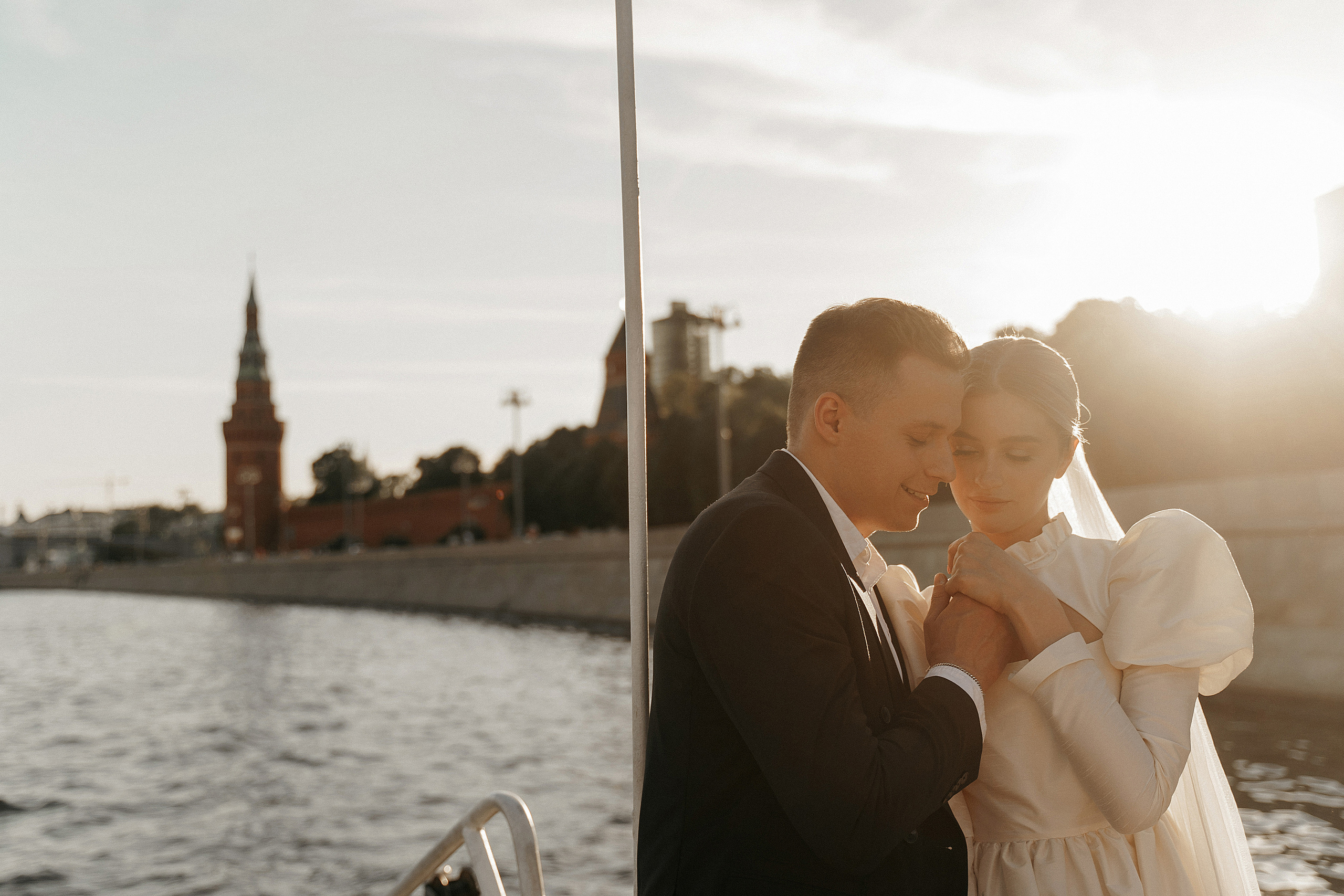 Музеон на закате. Свадебный фотограф