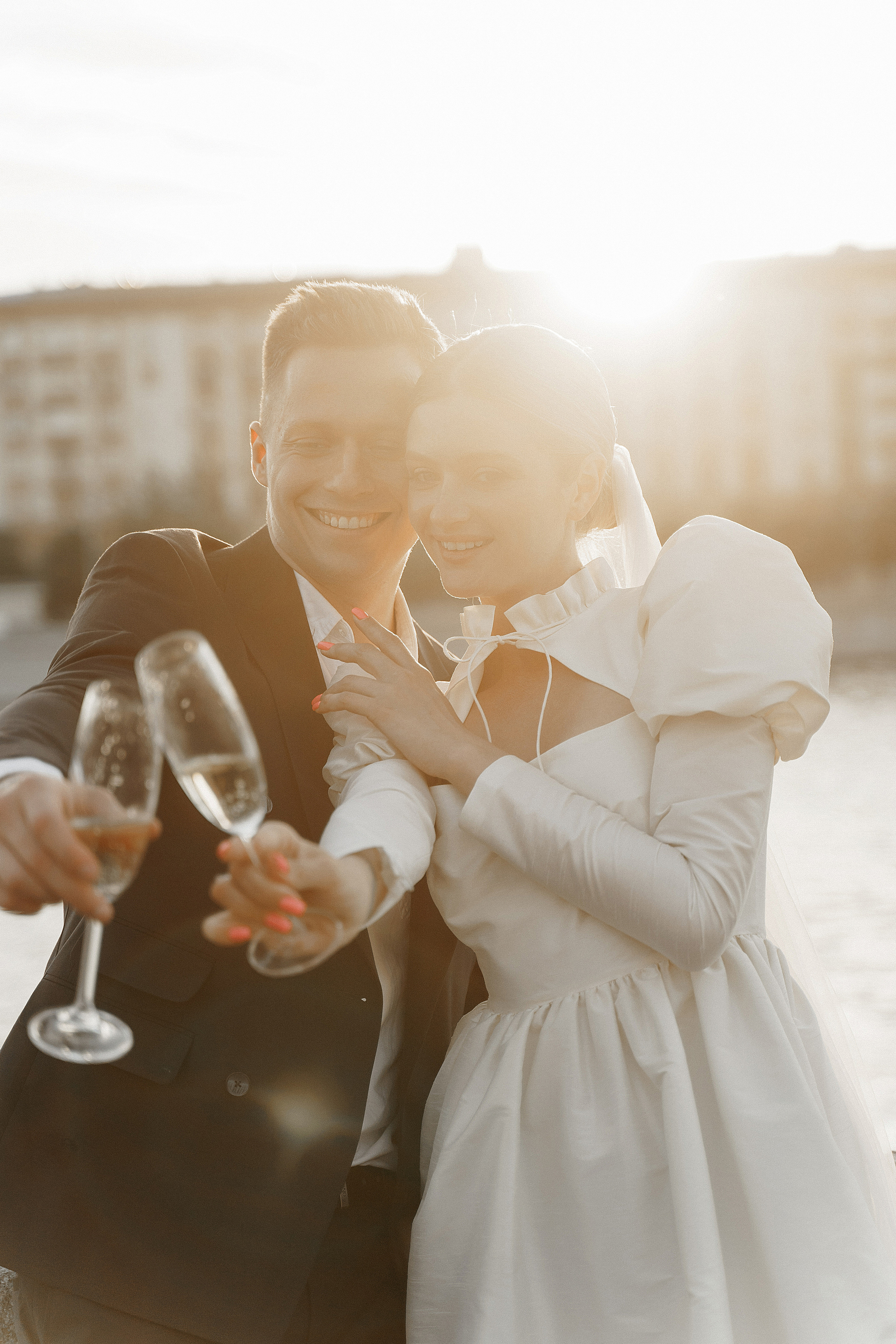 Музеон на закате. Свадебный фотограф