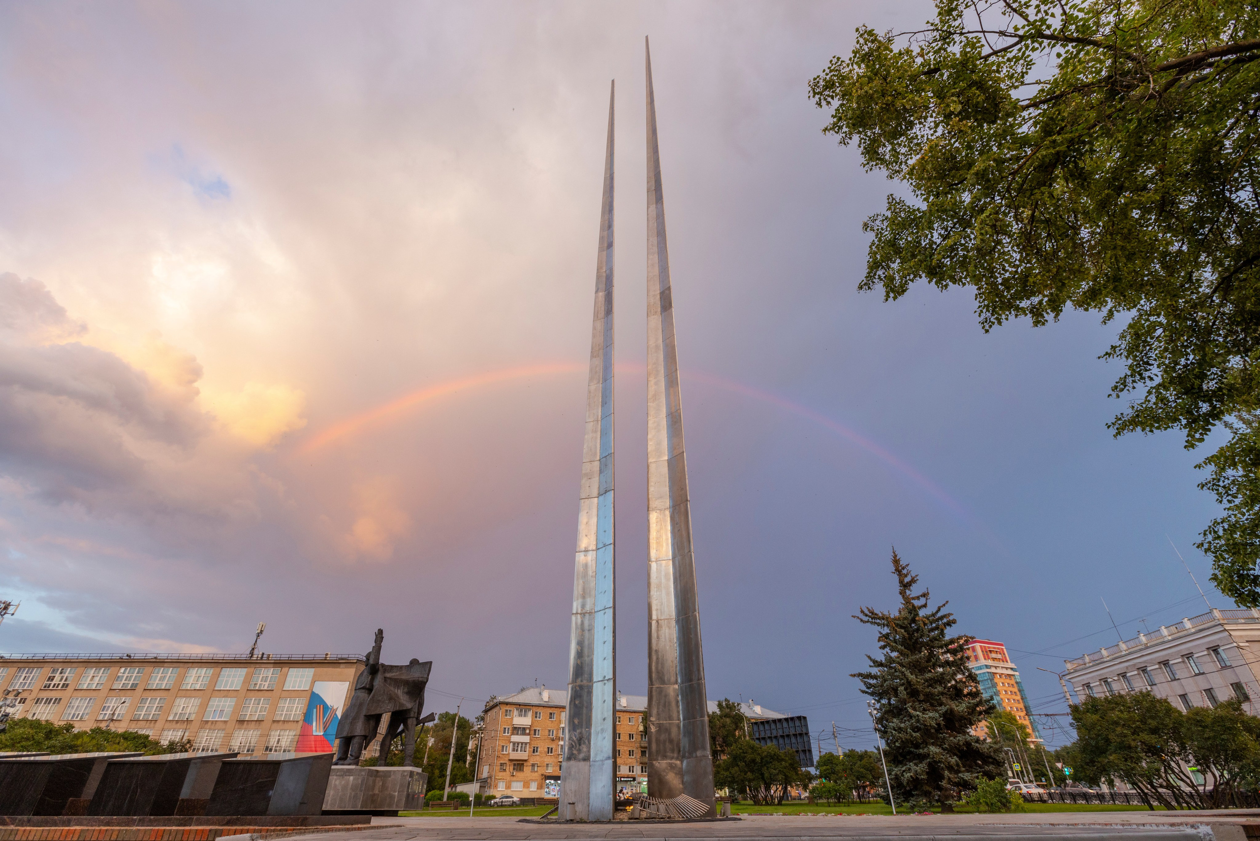 Мемориал «Три Штыка» на «Площади Победы» в г. Тула. Фотограф в Туле Крупский АнДРей. Фотостудия «КАДР71» в Туле