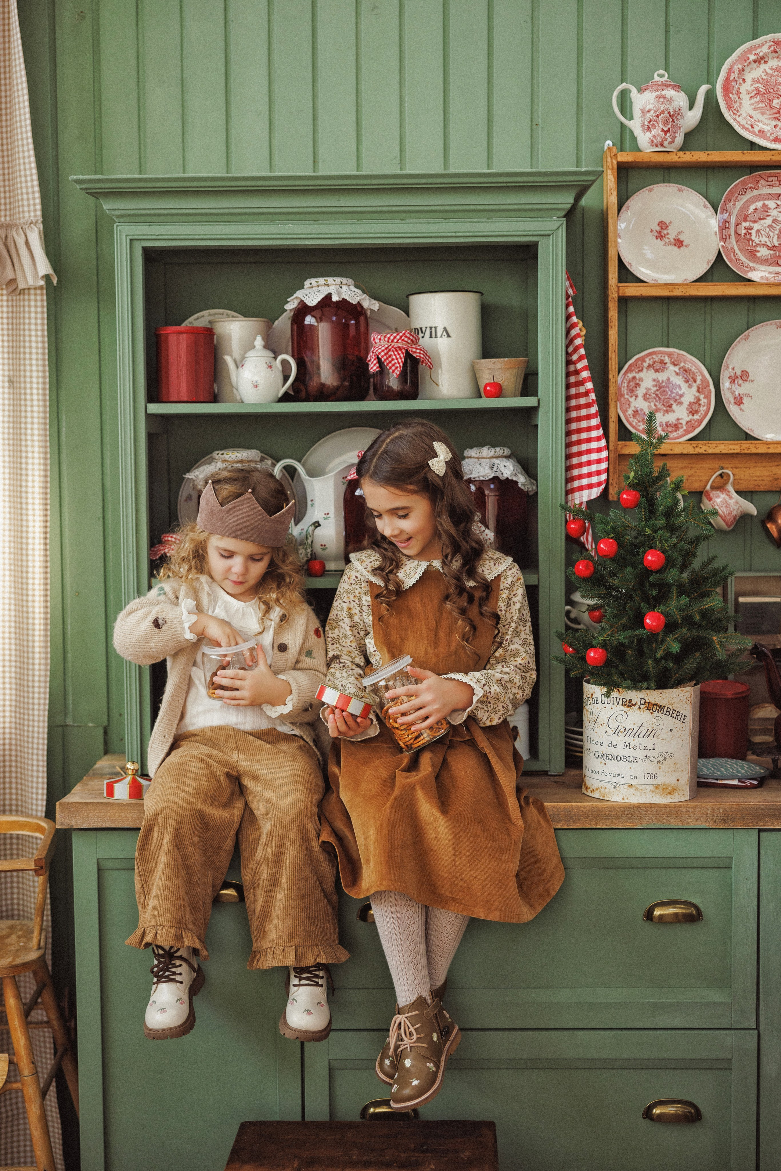 Новогодняя фотосессия с собачками породы Корги, город Краснодар. Семейный и детский фотограф в Краснодаре Анна Трашкова