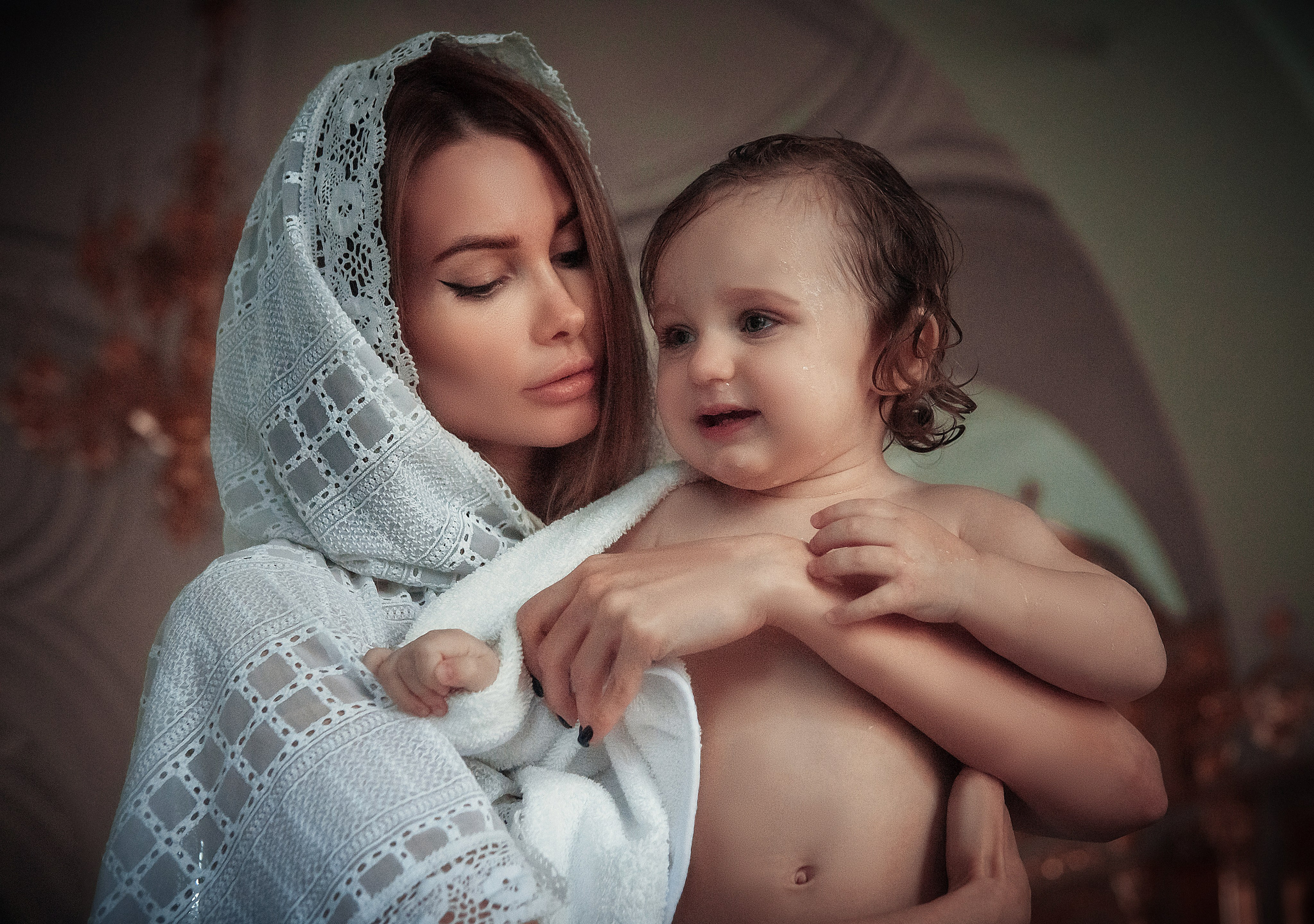 ТАИНСТВО КРЕЩЕНИЯ МЕЛАНИИ И АНАСТАСИИ. Фотограф на крестины