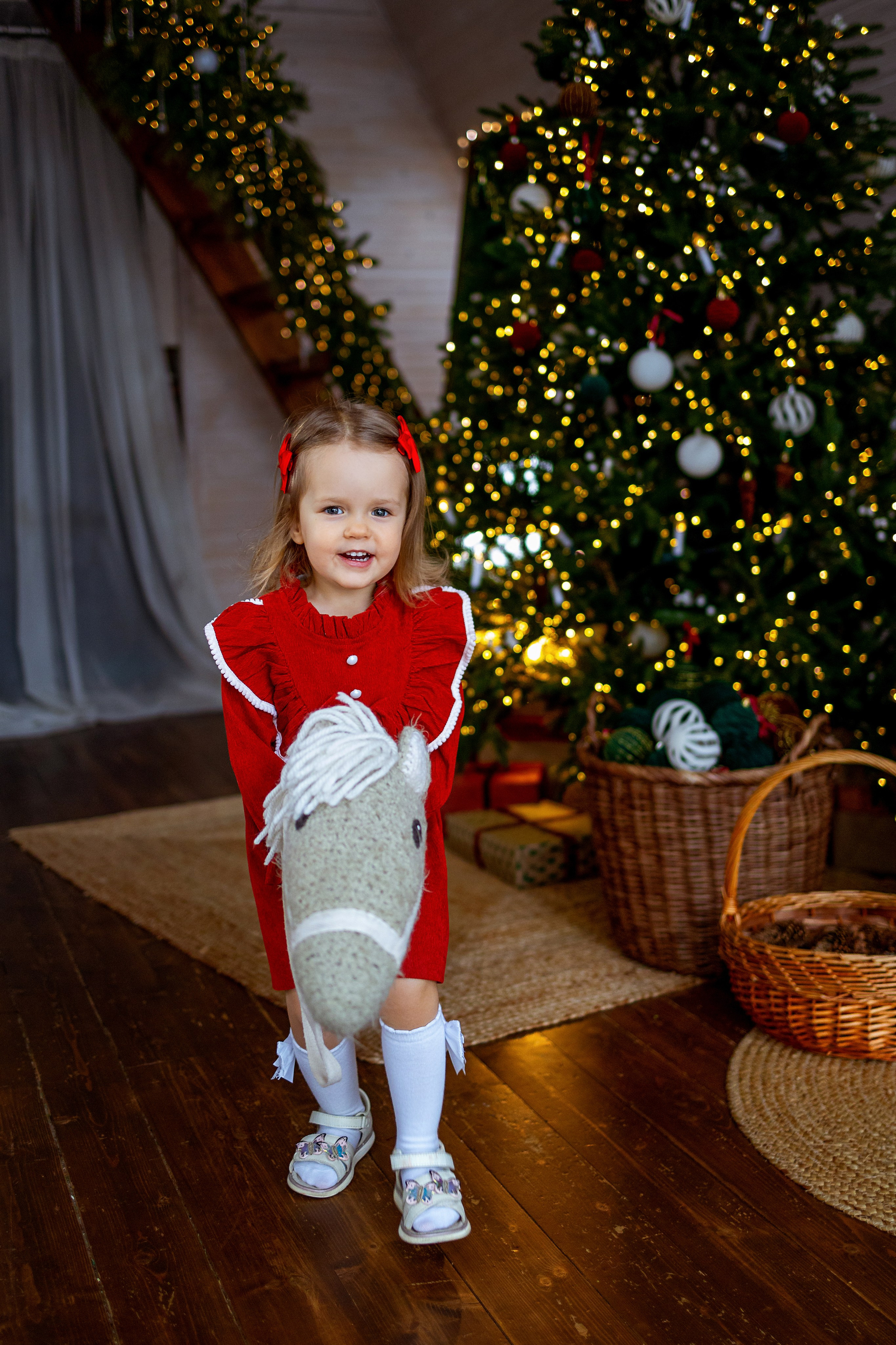 Новогодняя история. Мама и дочка. Фотограф Ульянкина Мария