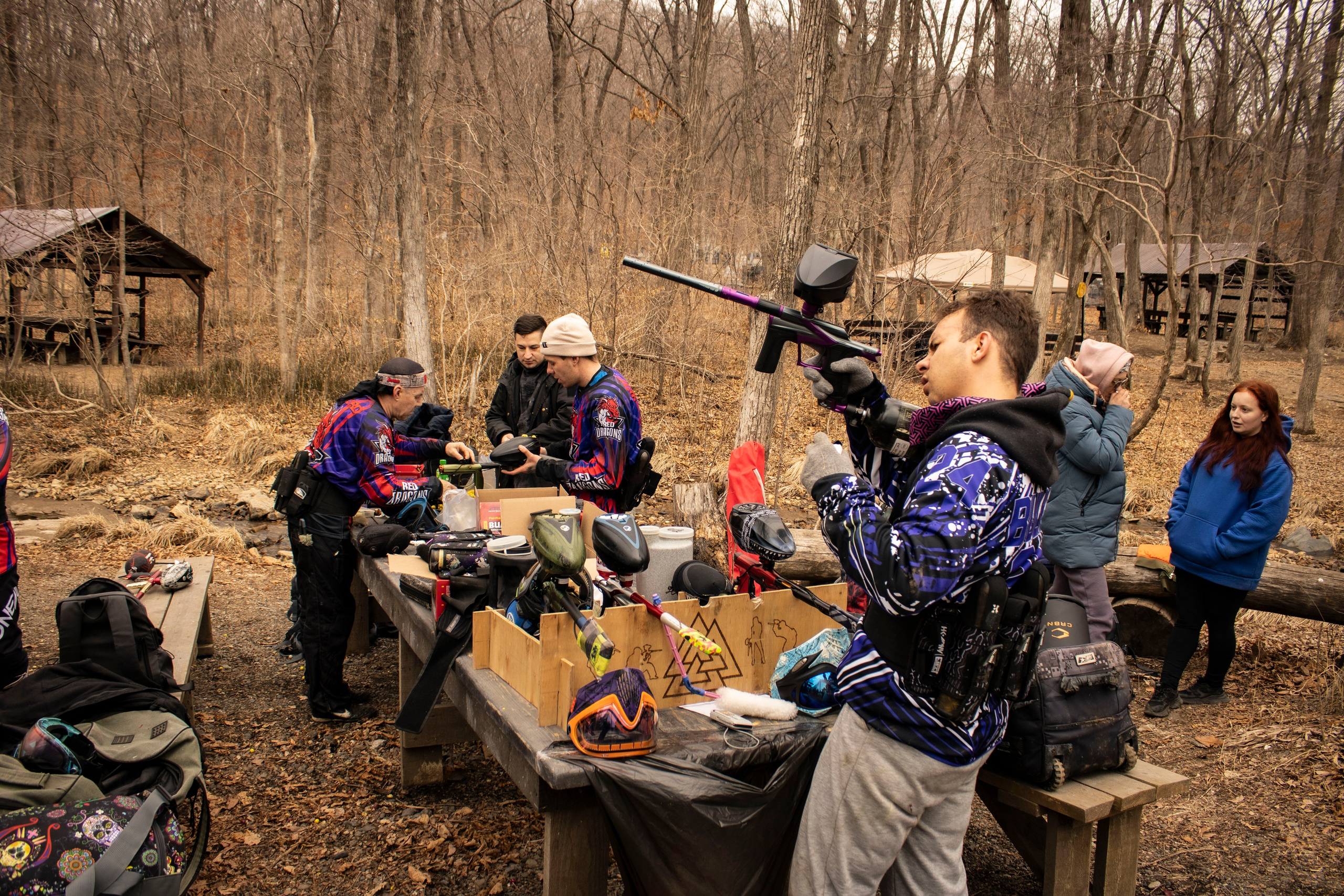 Турнир на кубок Федерации пейнтбола 6 апреля 2024 г. Фотограф г. Владивосток