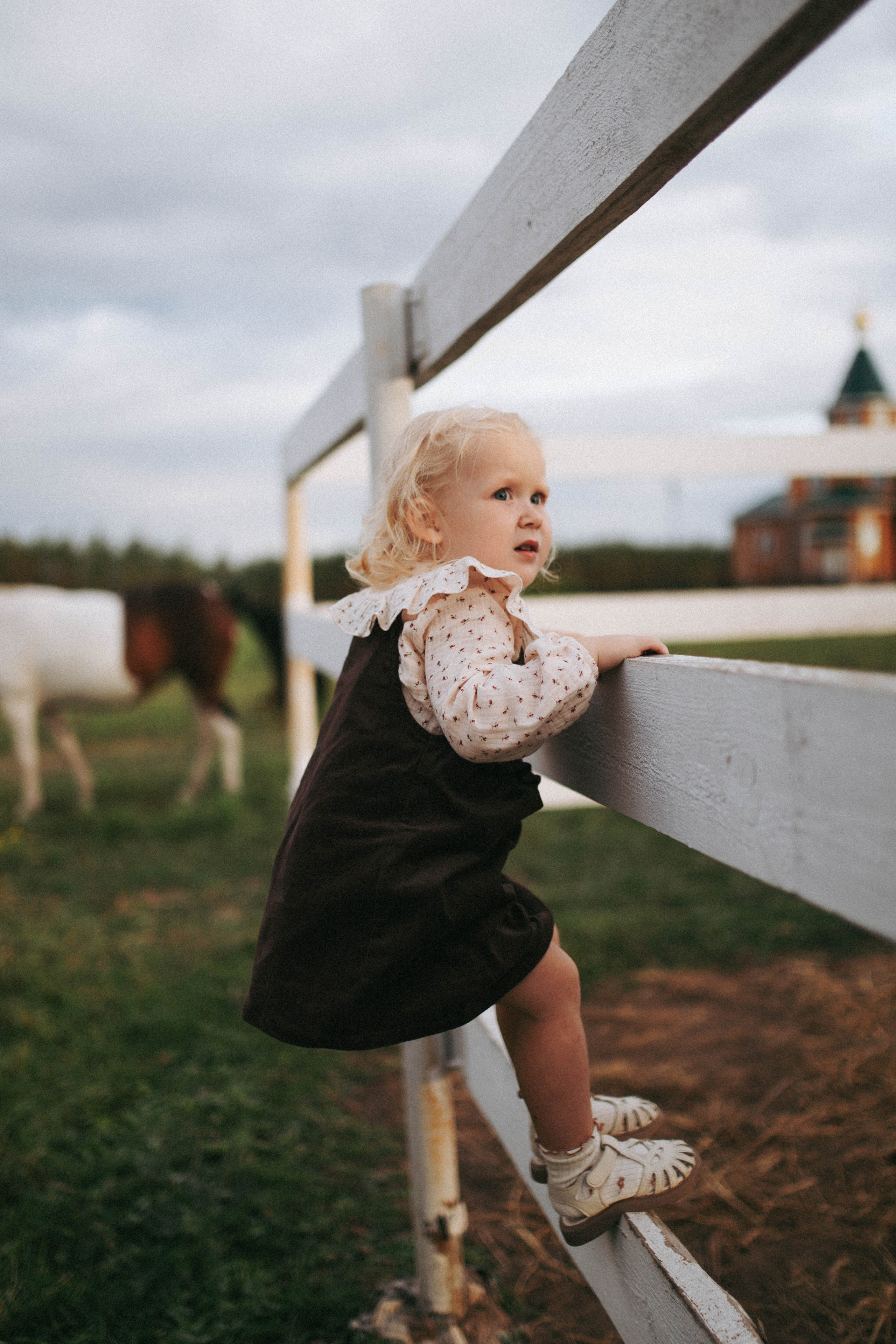 Одним тёплым вечером на ферме с лошадками. Свадебный и семейный фотограф в Нижнем Новгороде