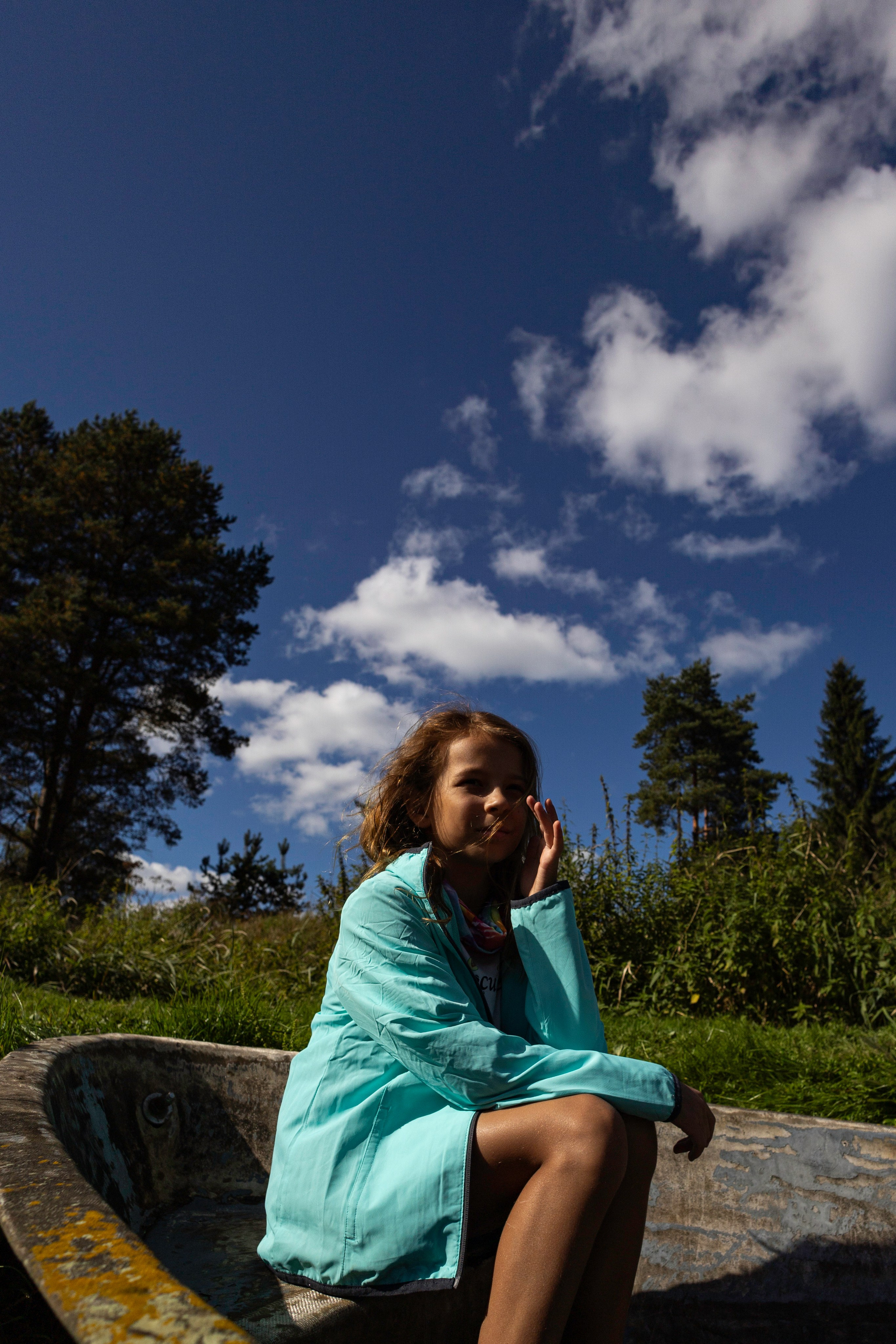 Фотопроект девушка в лодке 