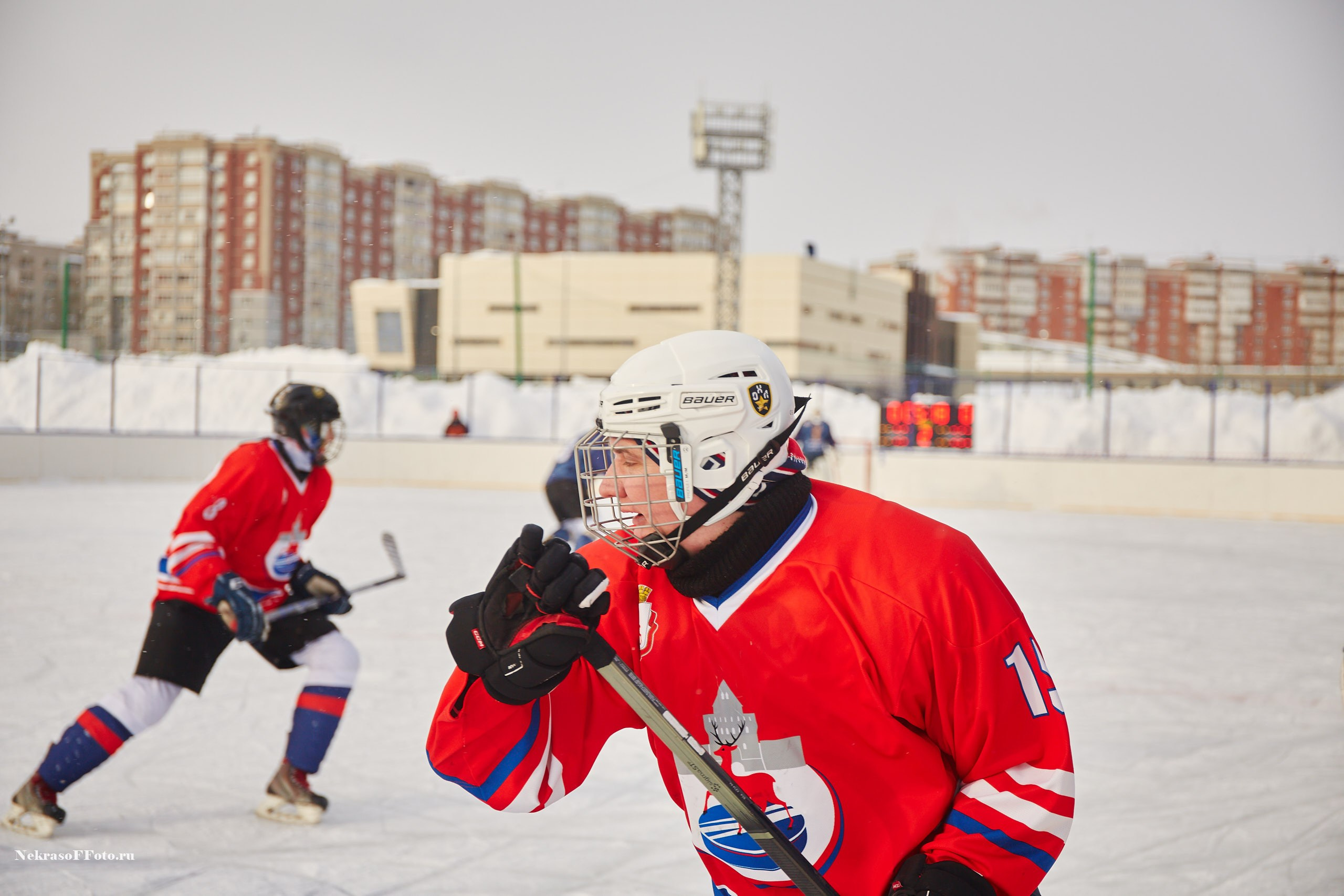 Турнир по хоккею «Русская классика» в рамках Офицерской хоккейной лиги. Спортивный фотограф Некрасов Денис