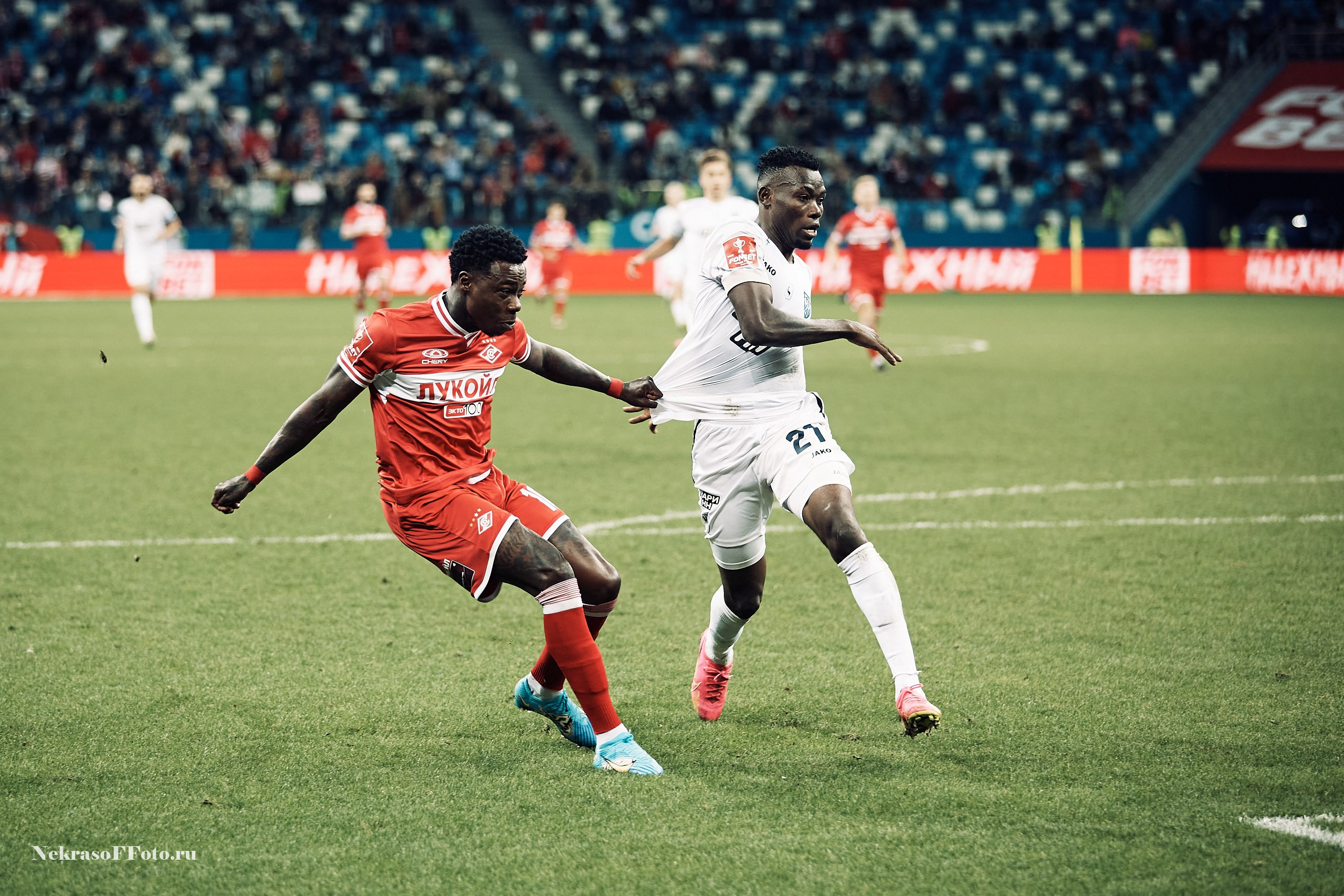 РПЛ ФК Пари НН- ФК Спартак. Спортивный фотограф Некрасов Денис