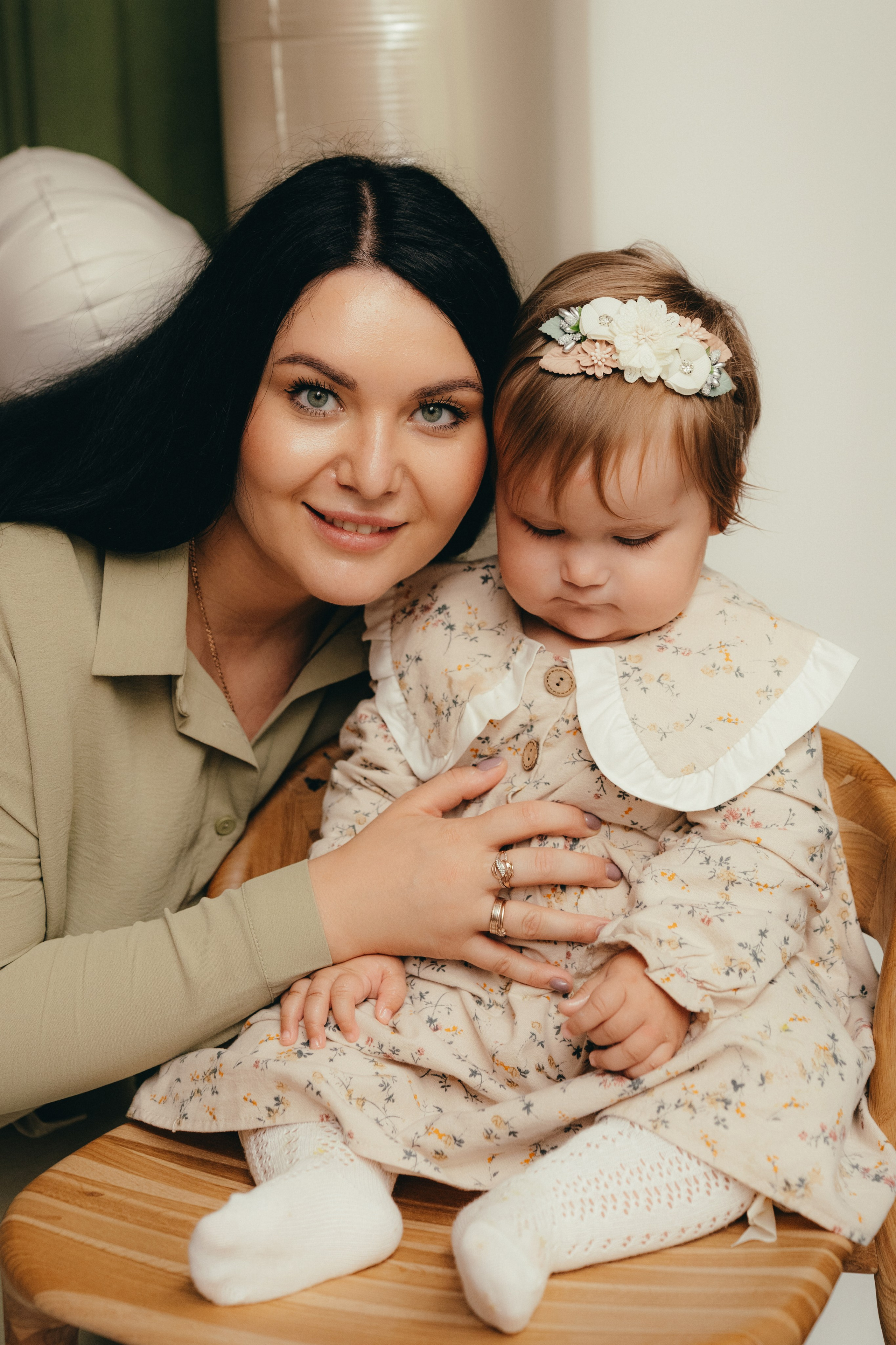 1 годик Ане. Семейный фотограф • Домашние съемки в Нижнем Новгороде