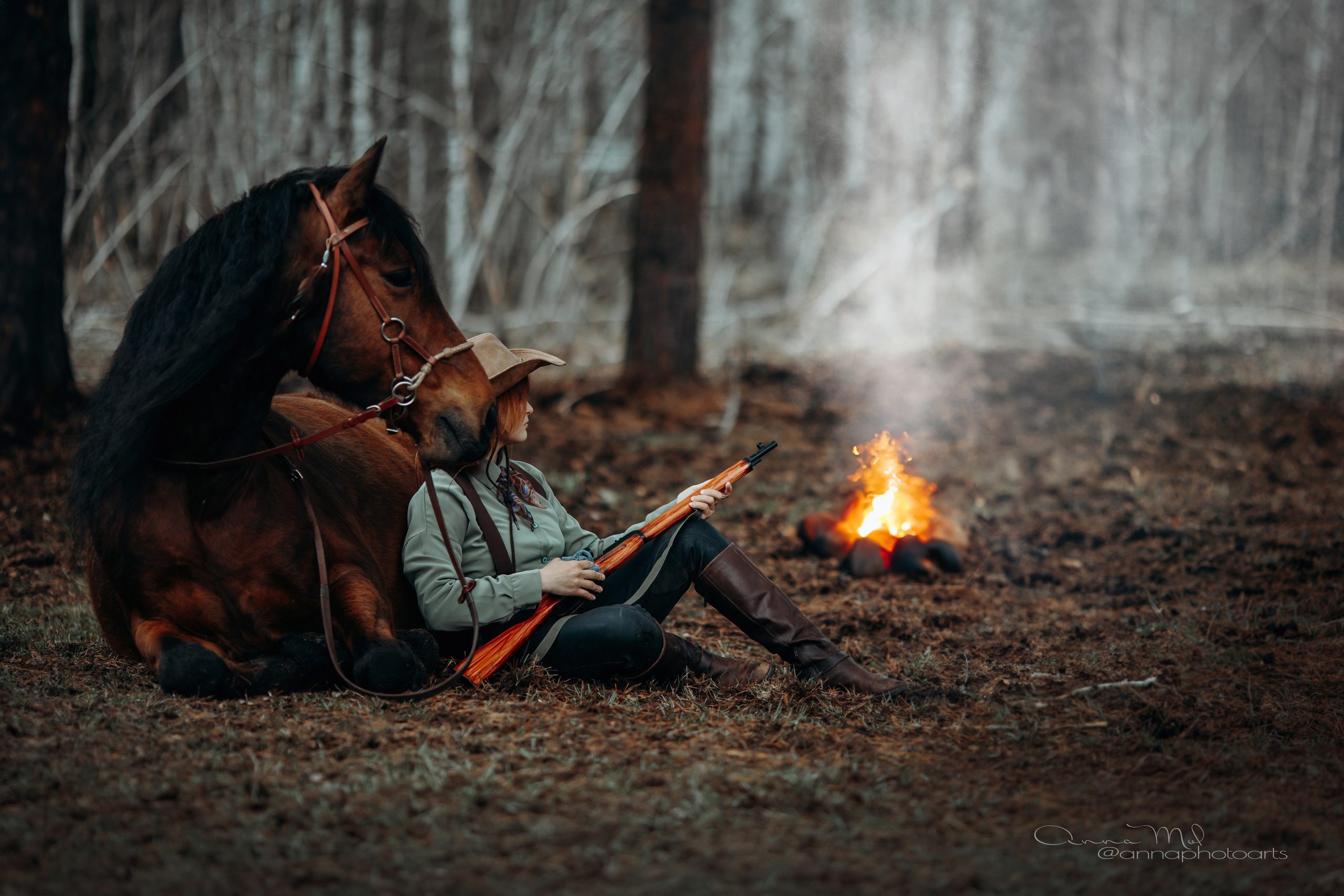 По мотивам любимой игры / РДР2. Анна Молчанова конный фотограф в Тюмени | фотосессии с лошадьми Тюмень