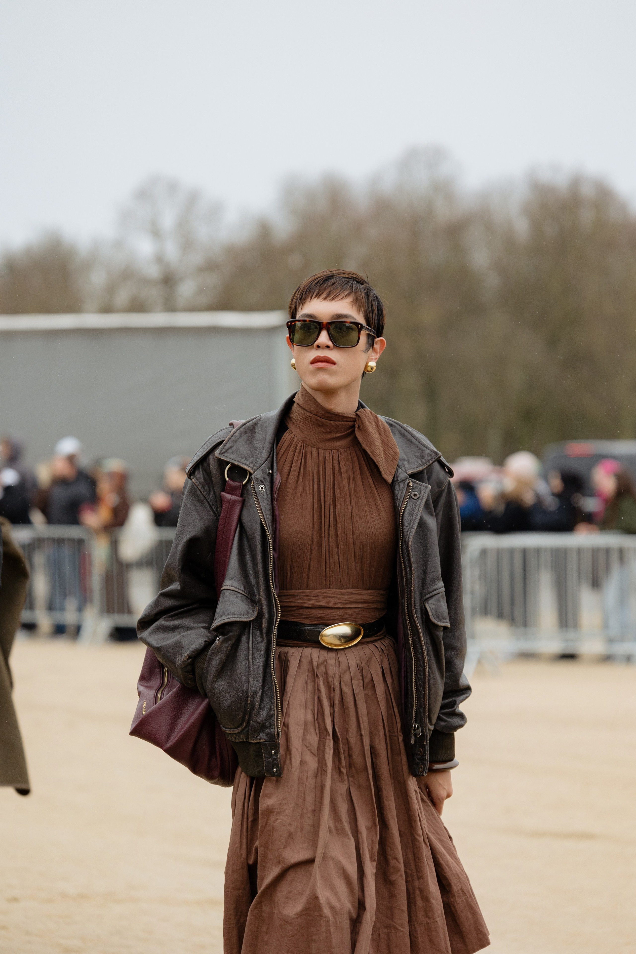 LOEWE PFW WOMENSWEAR FALL-WINTER 24/25. Photographer in Milan Ivan Goncharov