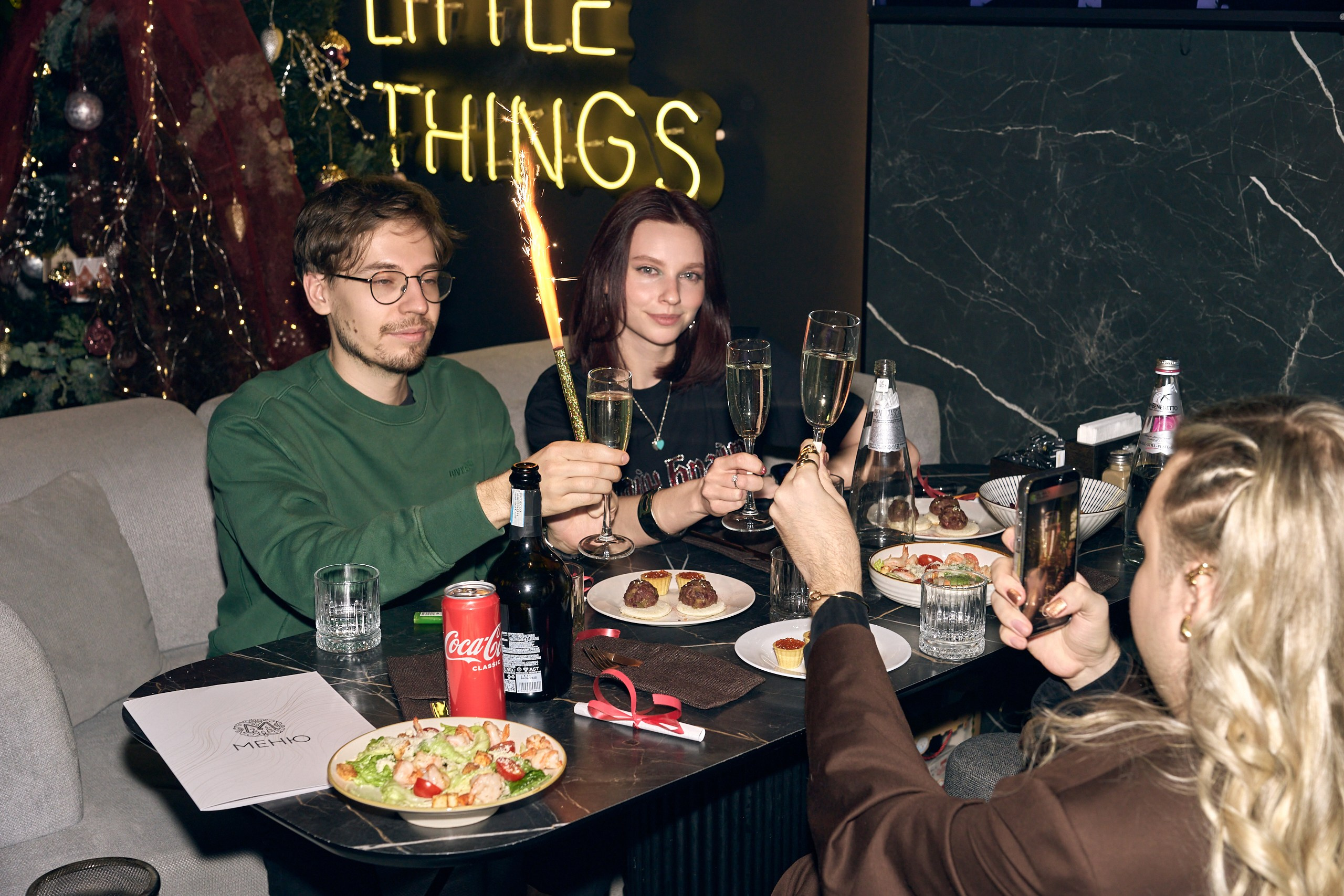 Новогодняя ночь в Мята Platinum. Контент-фотограф в Москве Тима Забабурин