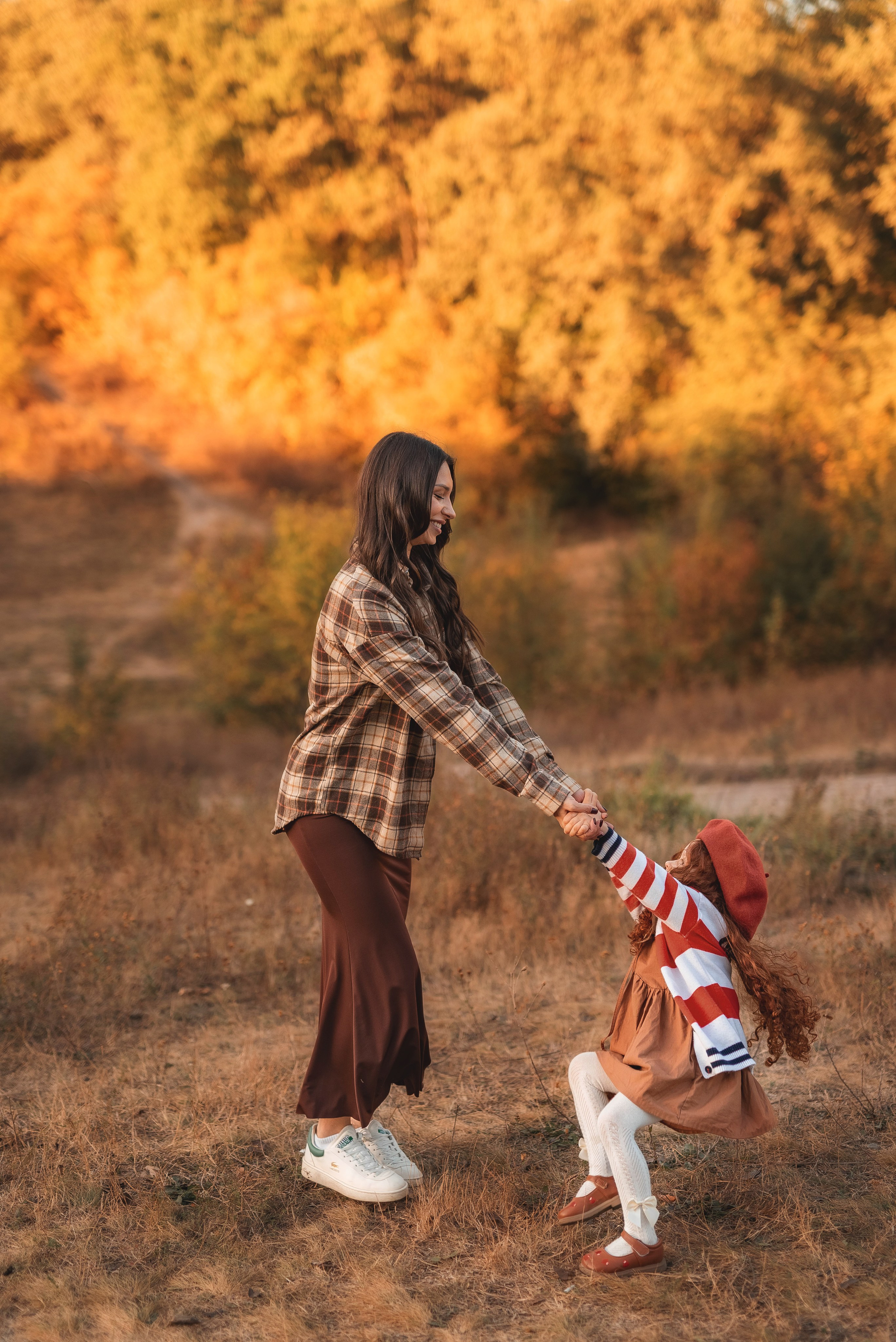 Семейная осенняя фотосессия в парке. Семейный, детский фотограф в Воронеже Анна Никитина
