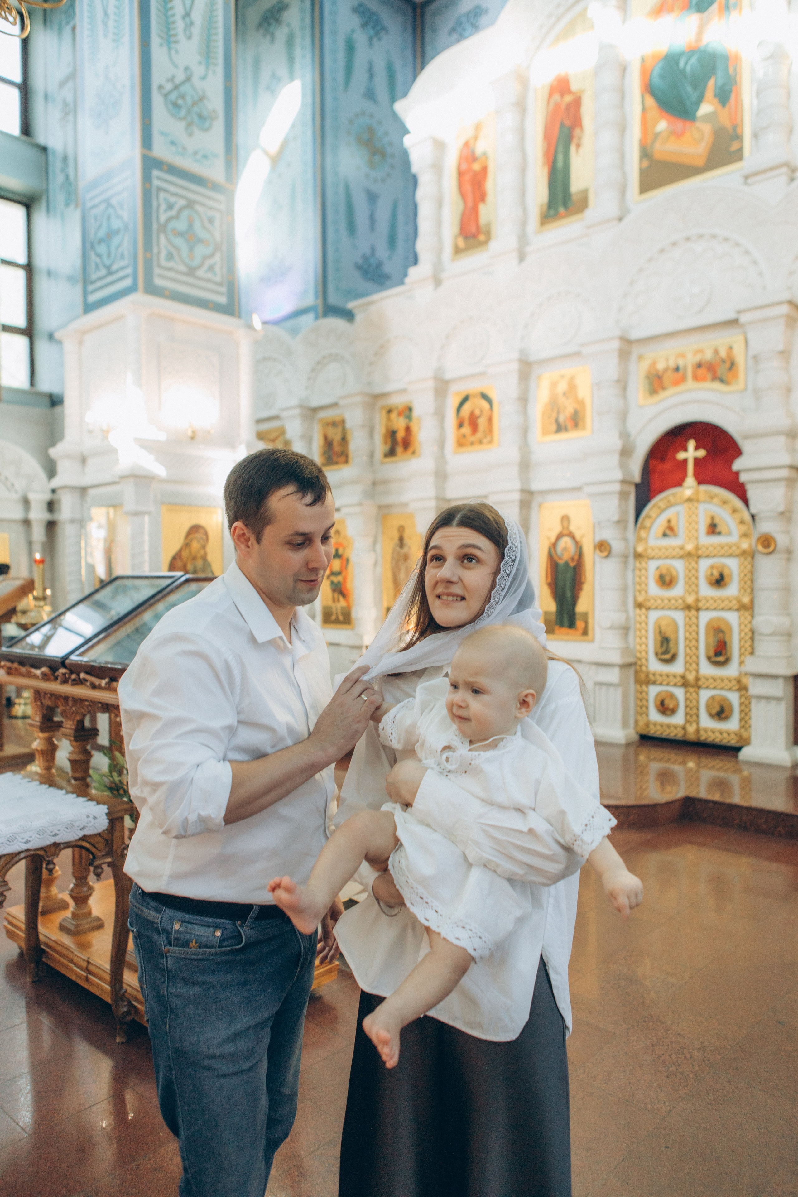 Крещение Софьи. Семейный фотограф и фотограф на роды в Ростове-на-Дону Мухина Виктория