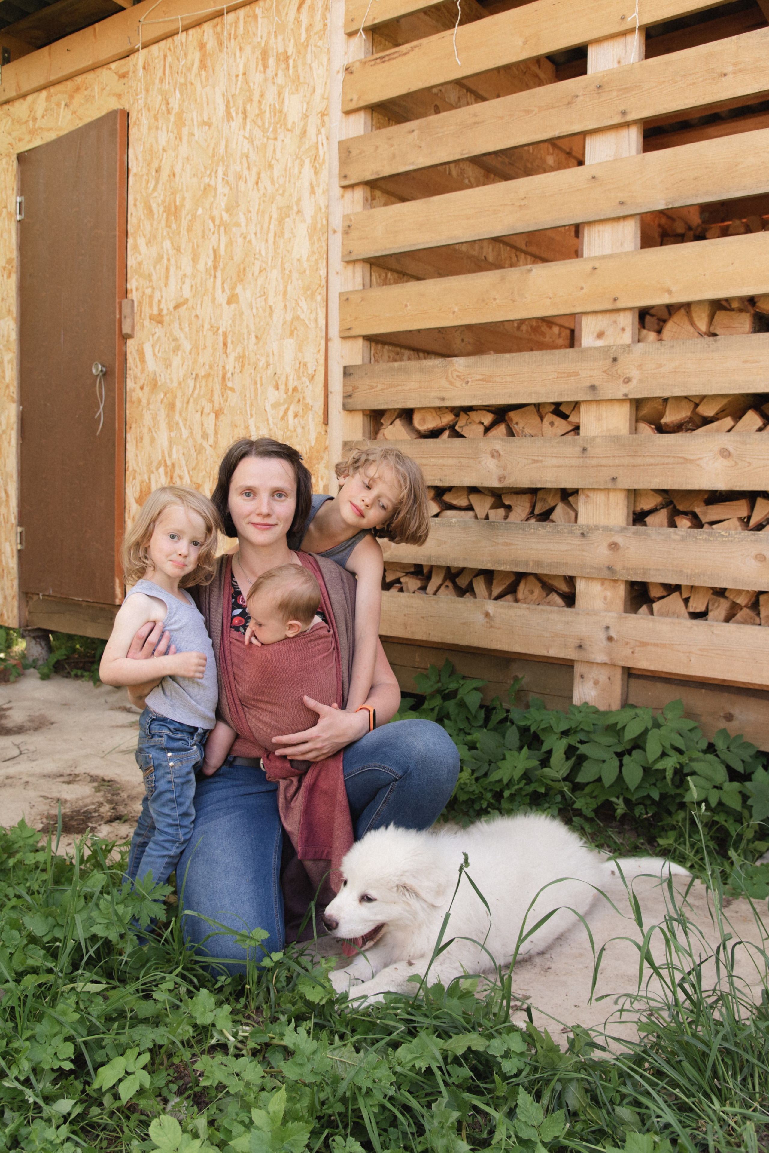 Наташа и её семья. Портретный фотограф в Москве Анжела Губайдулина