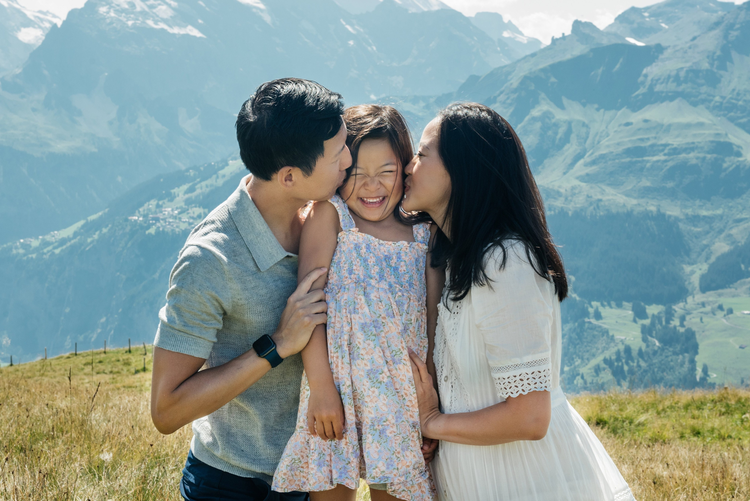 Dorothy, Richard, Zoe and Liam (Mannlichen). Photographer in Switzerland and Europe Anna Alekseenko