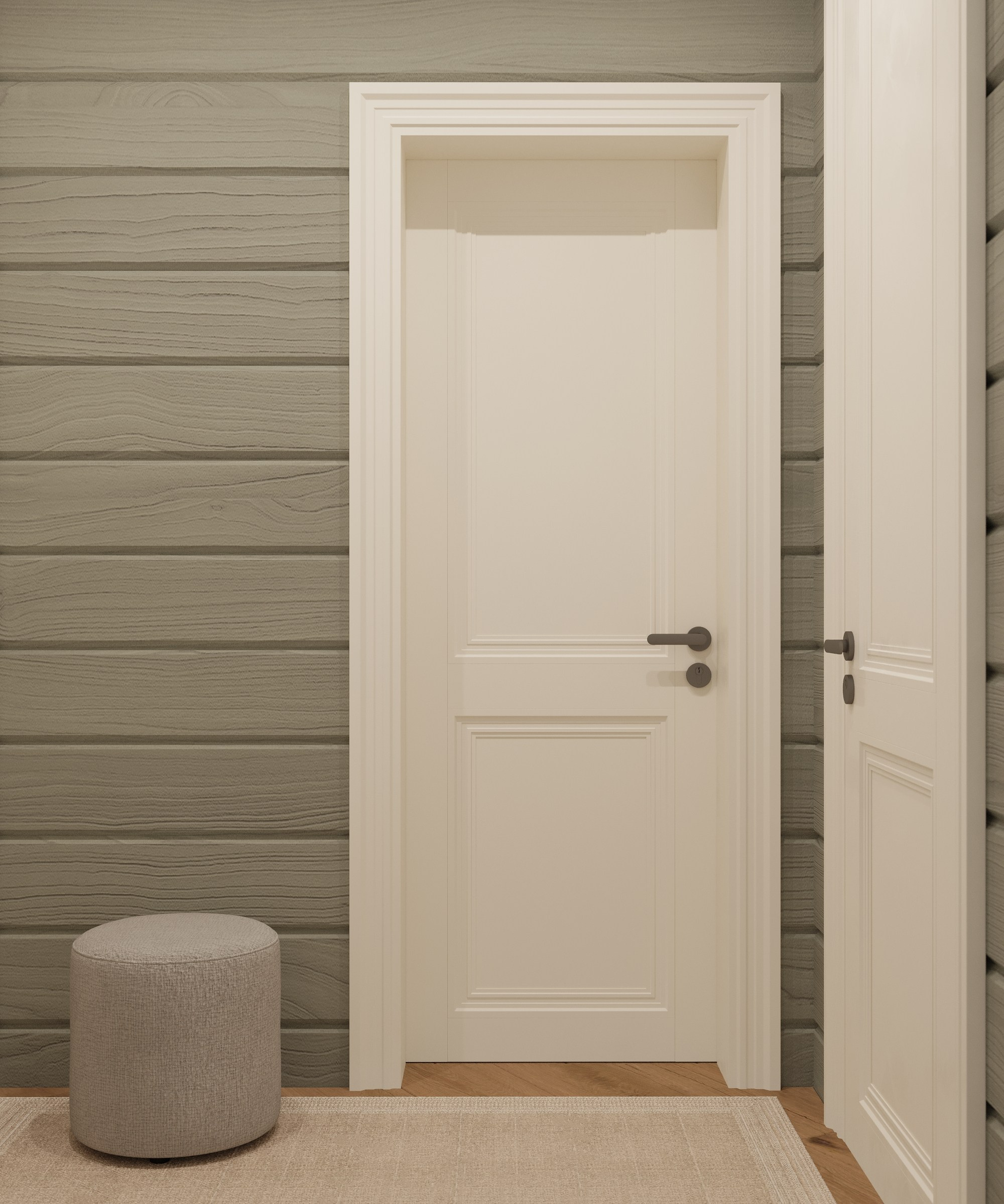 Предбанник и душевая. 3D-дизайнер Кристина Пуляевская