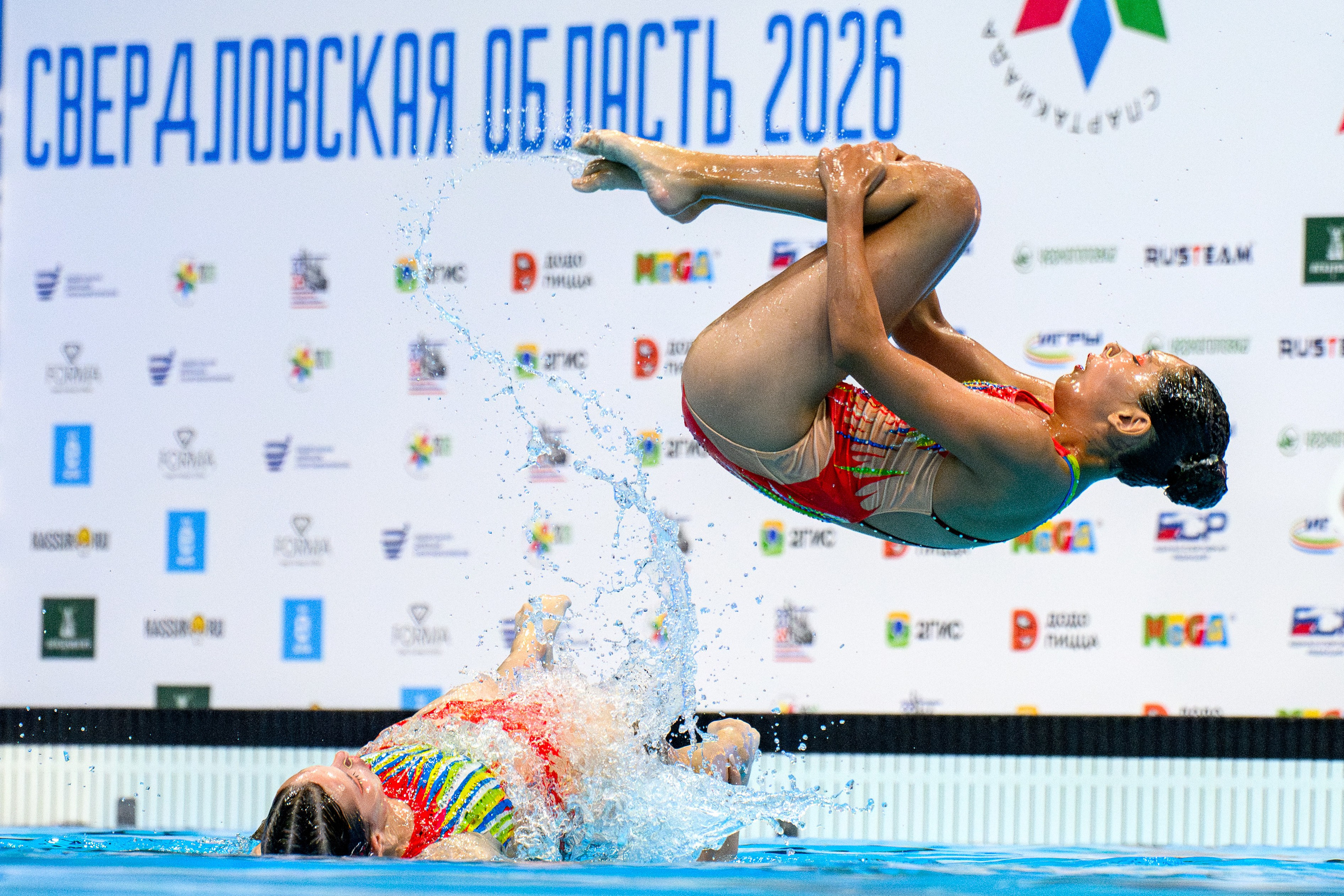 Синхронное плавание. Лысов Артем — спортивный и репортажный фотограф в Свердловской области и в городе Екатеринбург