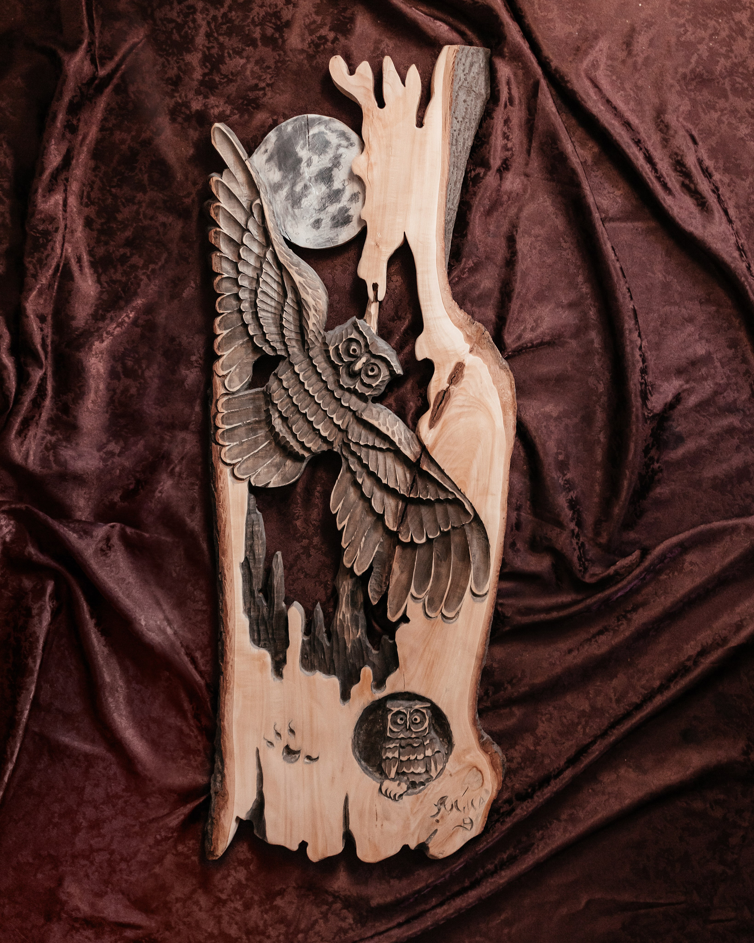 Лесная картина, уникальная ручная работа