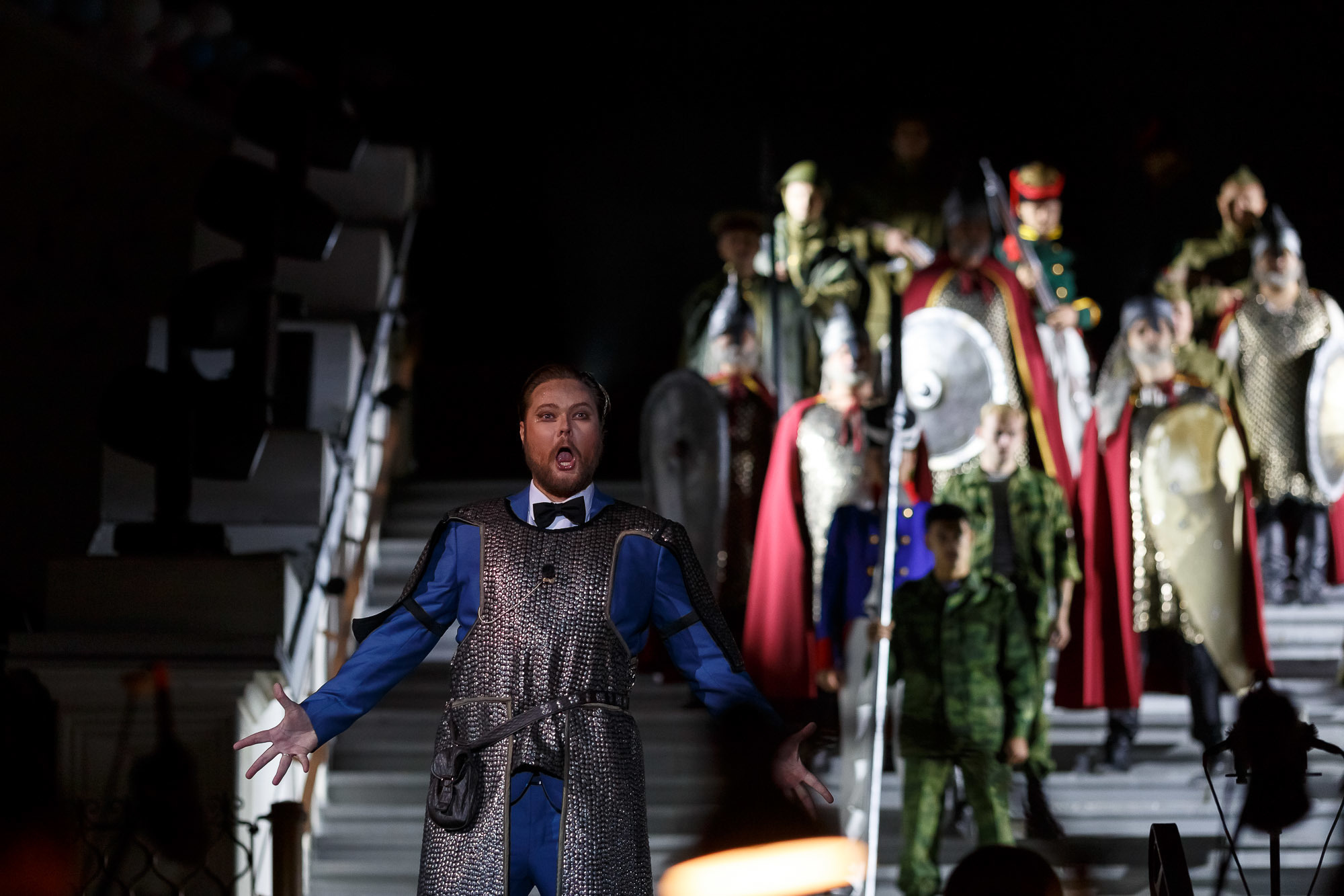 Постановка оперы «Руслан и Людмила» в Астраханском кремле. Август 2019. Фотограф в Астрахани