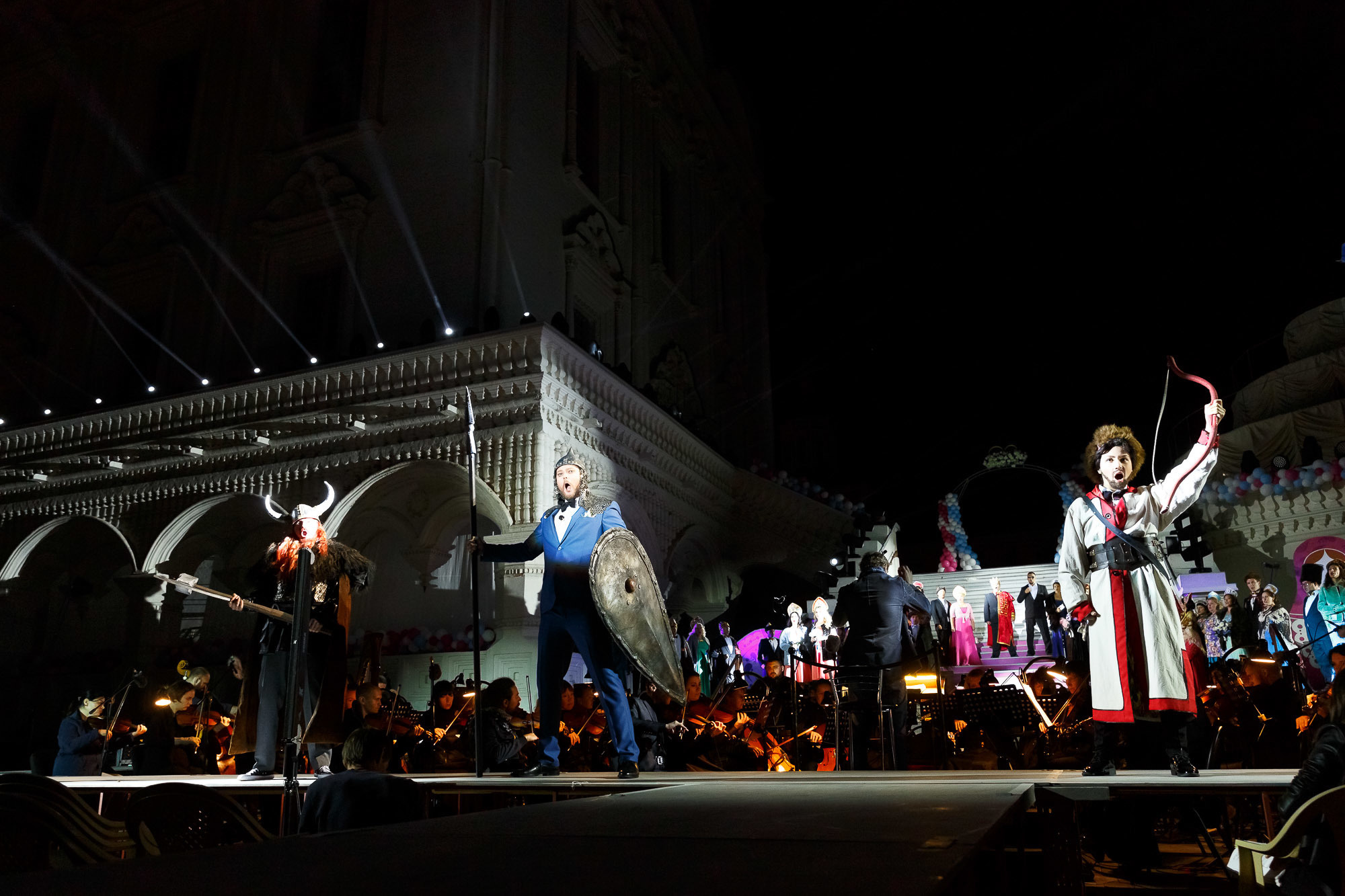 Постановка оперы «Руслан и Людмила» в Астраханском кремле. Август 2019. Фотограф в Астрахани