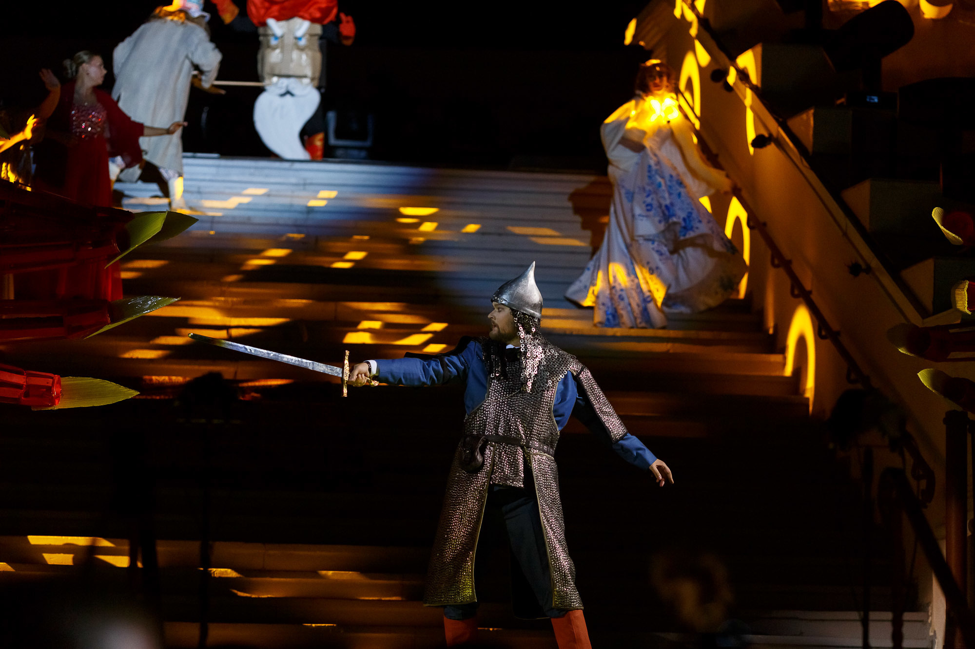 Постановка оперы «Руслан и Людмила» в Астраханском кремле. Август 2019. Фотограф в Астрахани