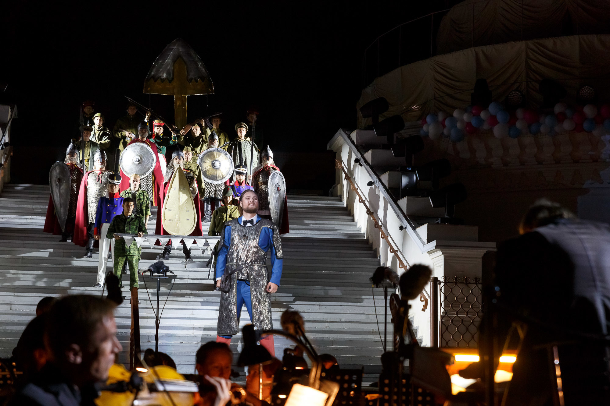 Постановка оперы «Руслан и Людмила» в Астраханском кремле. Август 2019. Фотограф в Астрахани