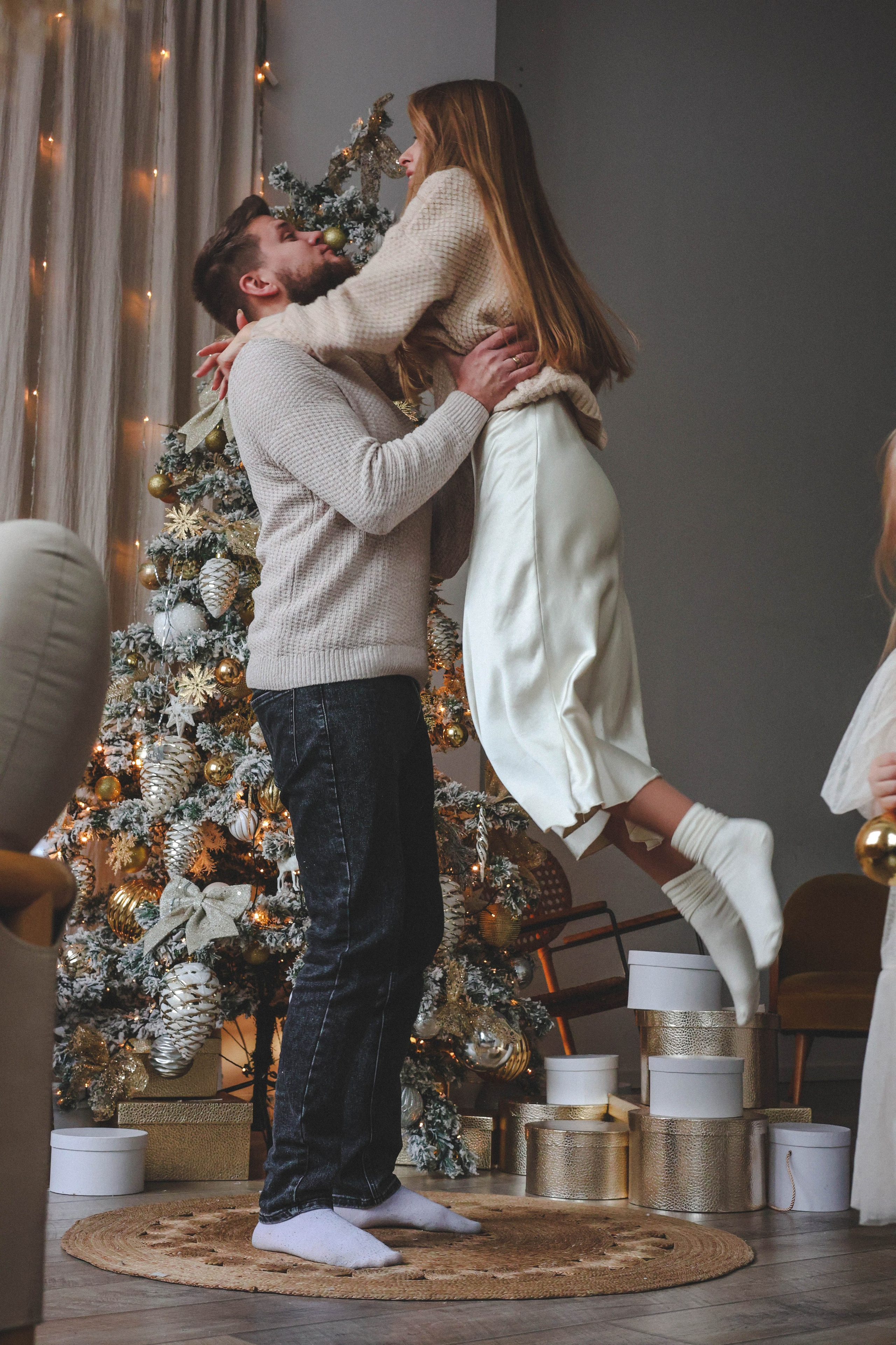 Новогодняя история «Кира и ее семья». Фотограф в Москве Анастасия Калинина