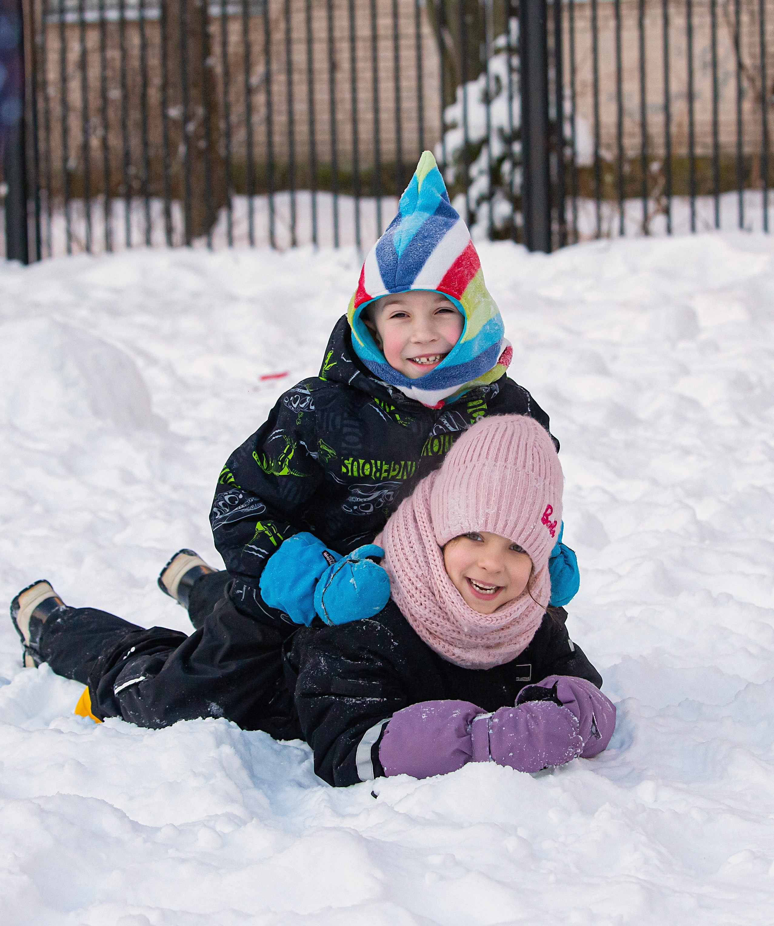 Зима в детском саду. Свадебный, семейный, детский фотограф в Санкт-Петербурге