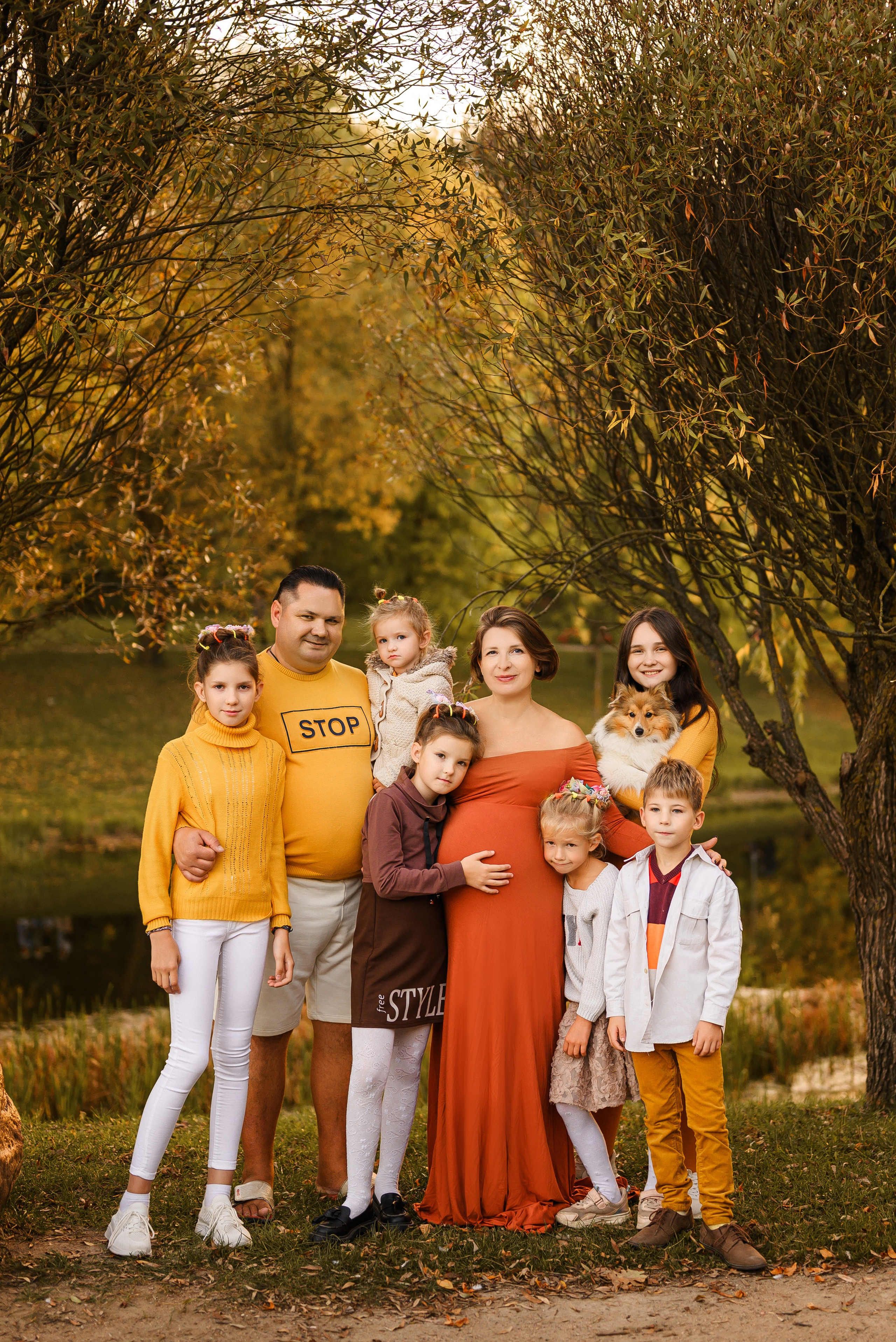 Большая семья Алены. Свадебный и портретный фотограф в Минске Наташа Каракулова