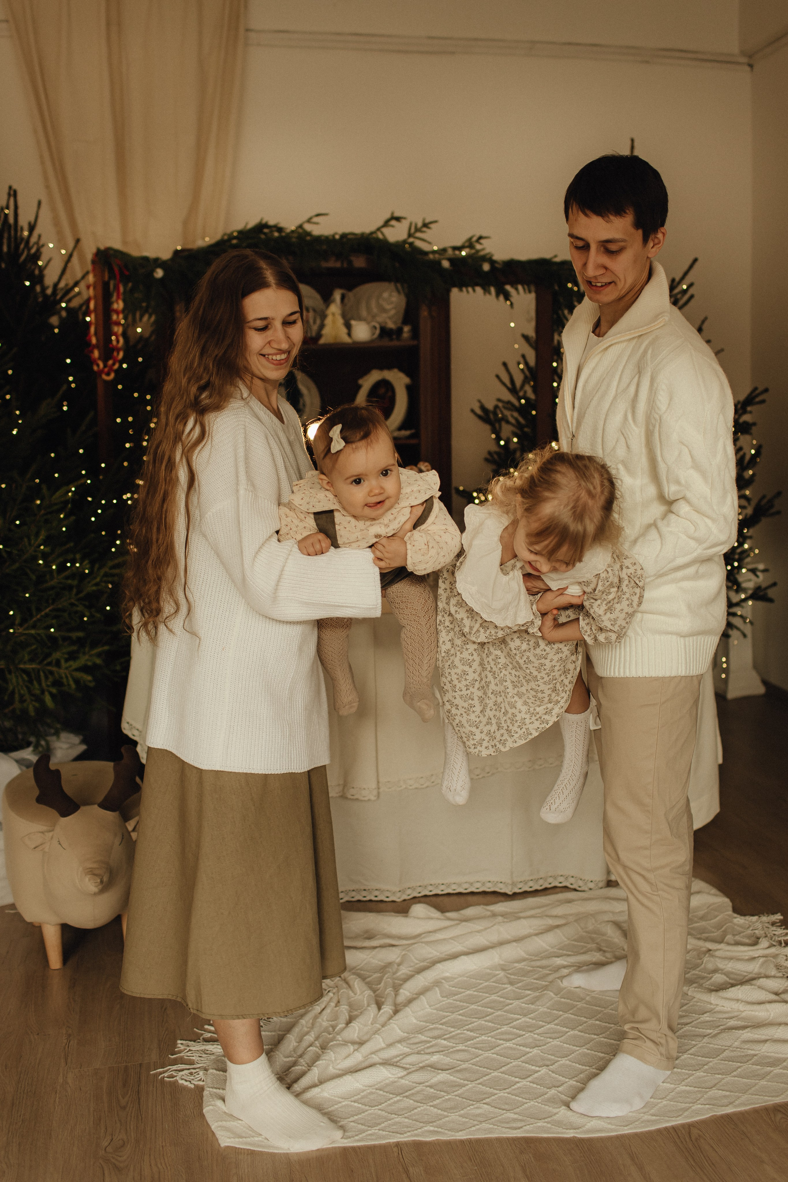 Ольга с семьёй. Семейный фотограф в Москве и Московской области Лазутина Валентина