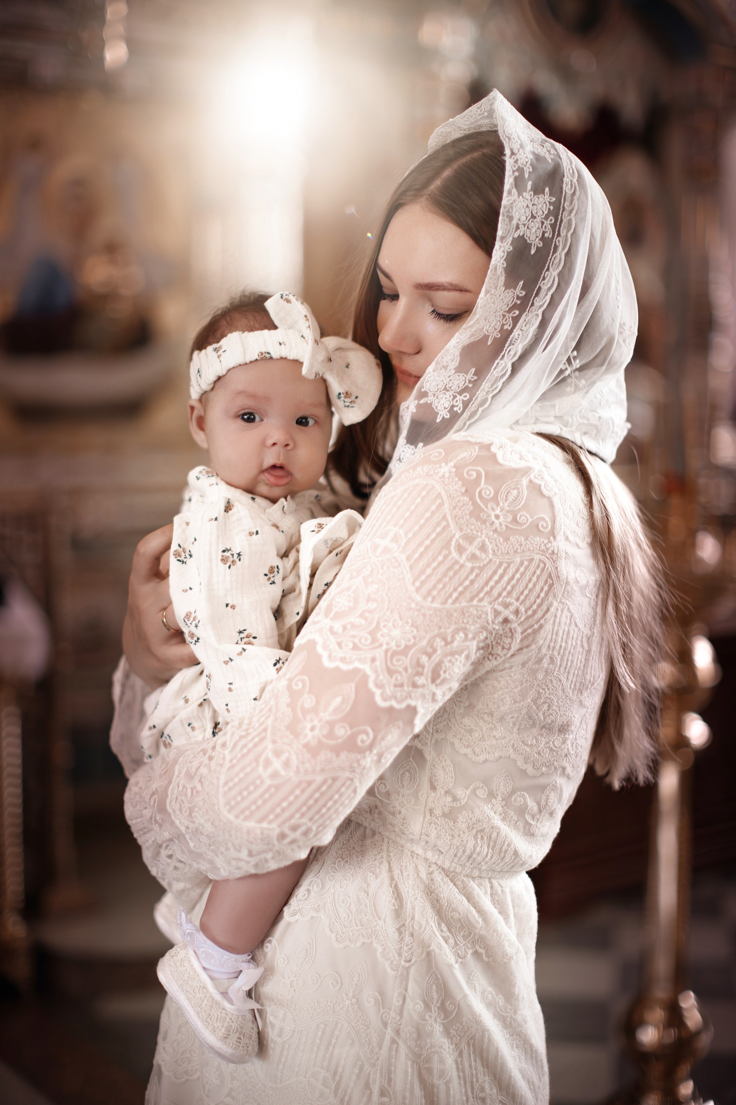 Таинство Крещения. Фотограф Лиана Артемова в Пензе