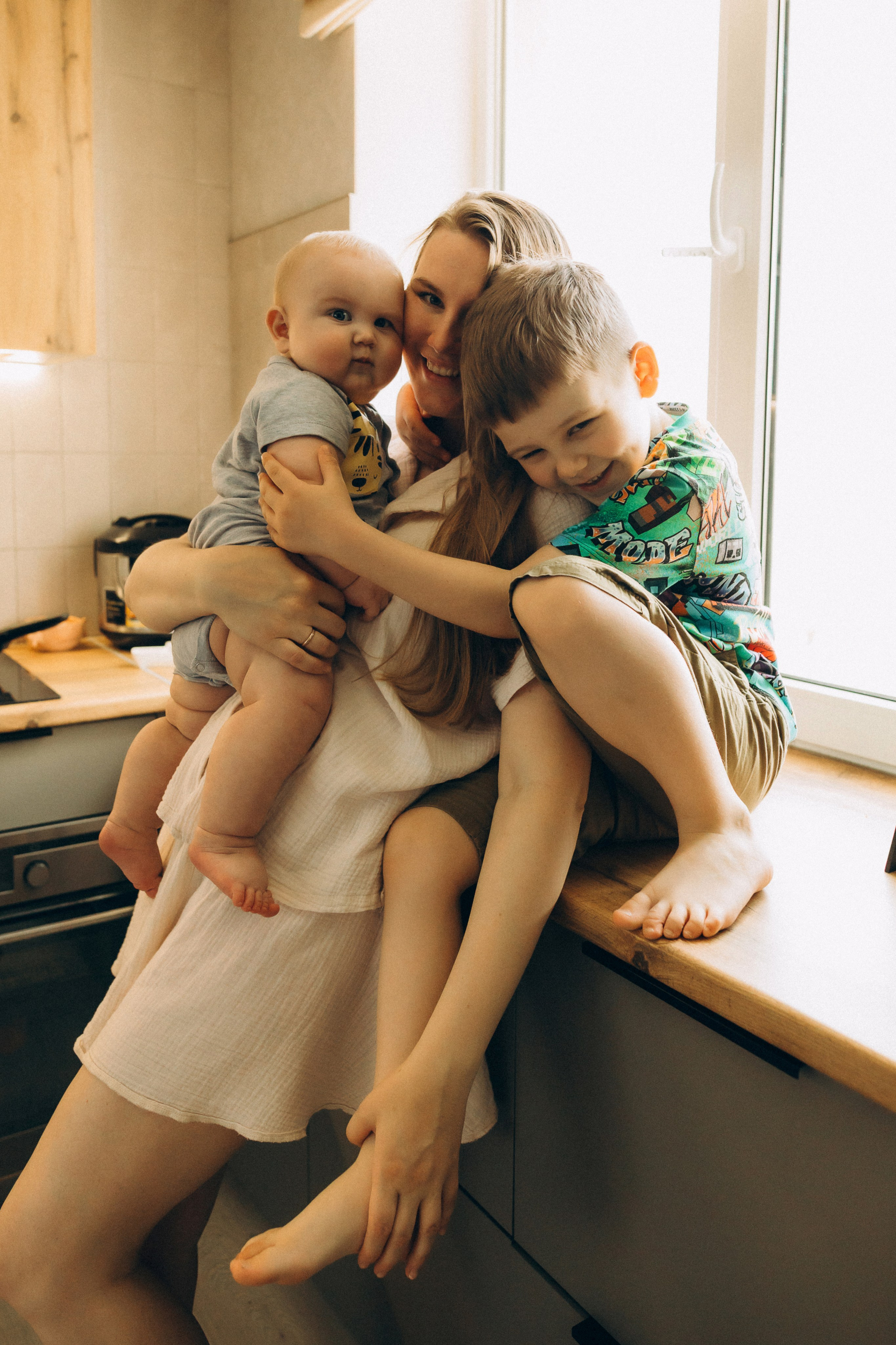 Настя, Миша, Лёша и Саша. Семейный фотограф и детский фотограф в Волгограде Алеся Бутакова — дет