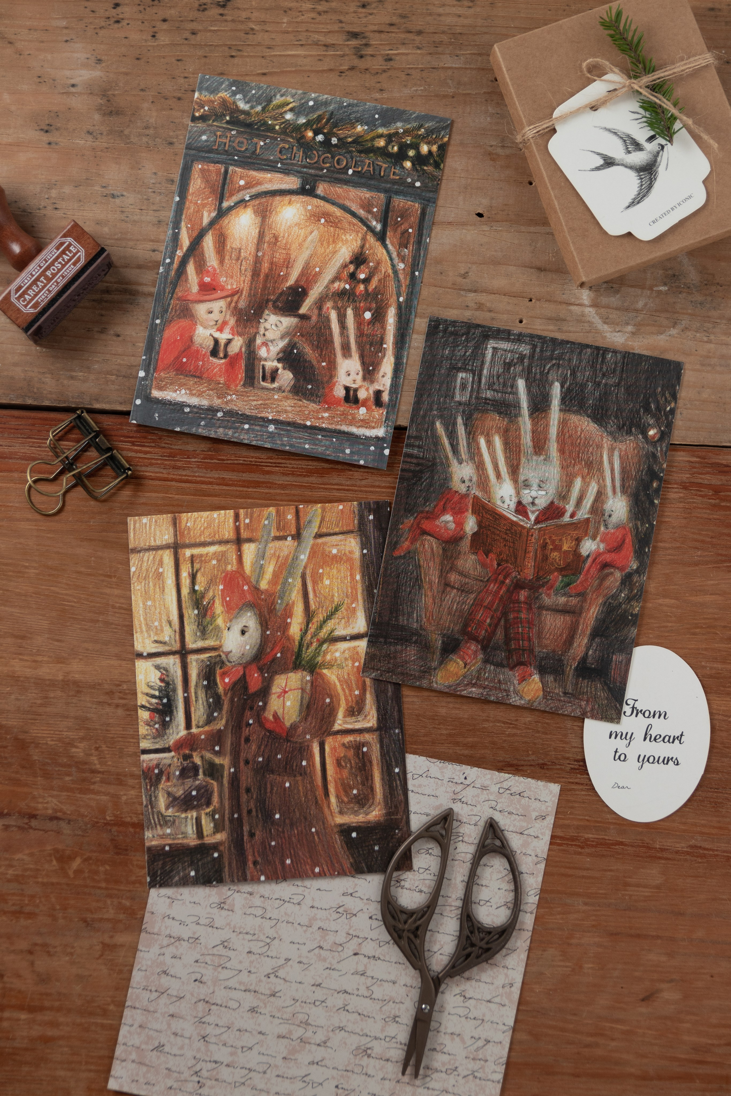 Открытки Moonpost. Предметный фотограф Северова Екатерина | Профессиональная предметная съёмка фото и видео в Санкт-Петербурге