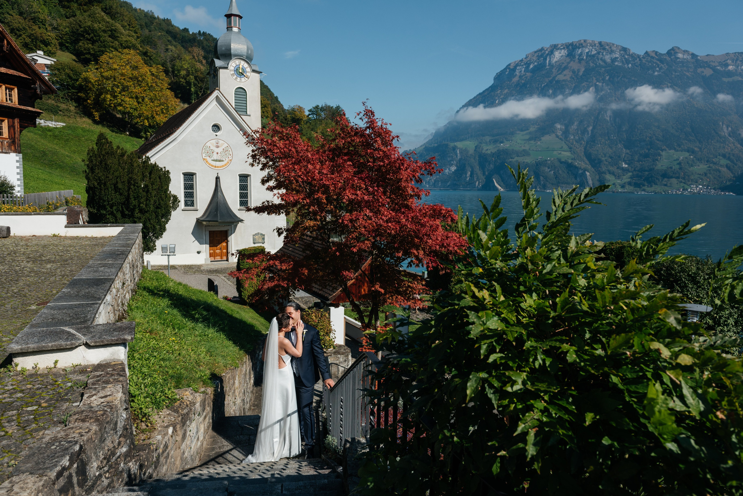 Анна & Сергей (Бауэн, Швейцария). Фотограф в Швейцарии и Европе Анна Алексеенко