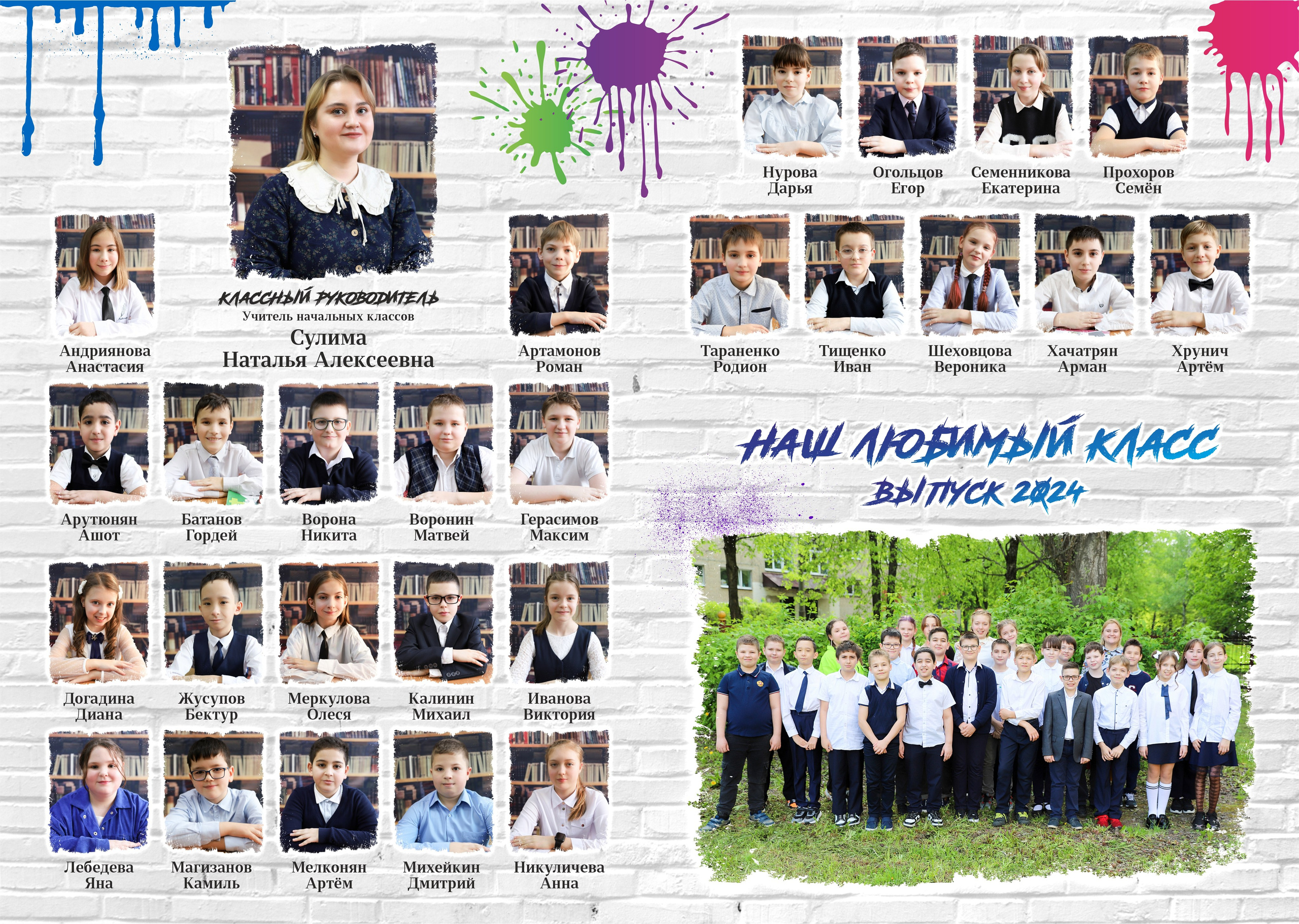 Выпускные альбомы. Начальная школа. Детский сад. Школьный и детский фотограф Юлия Хлюпина