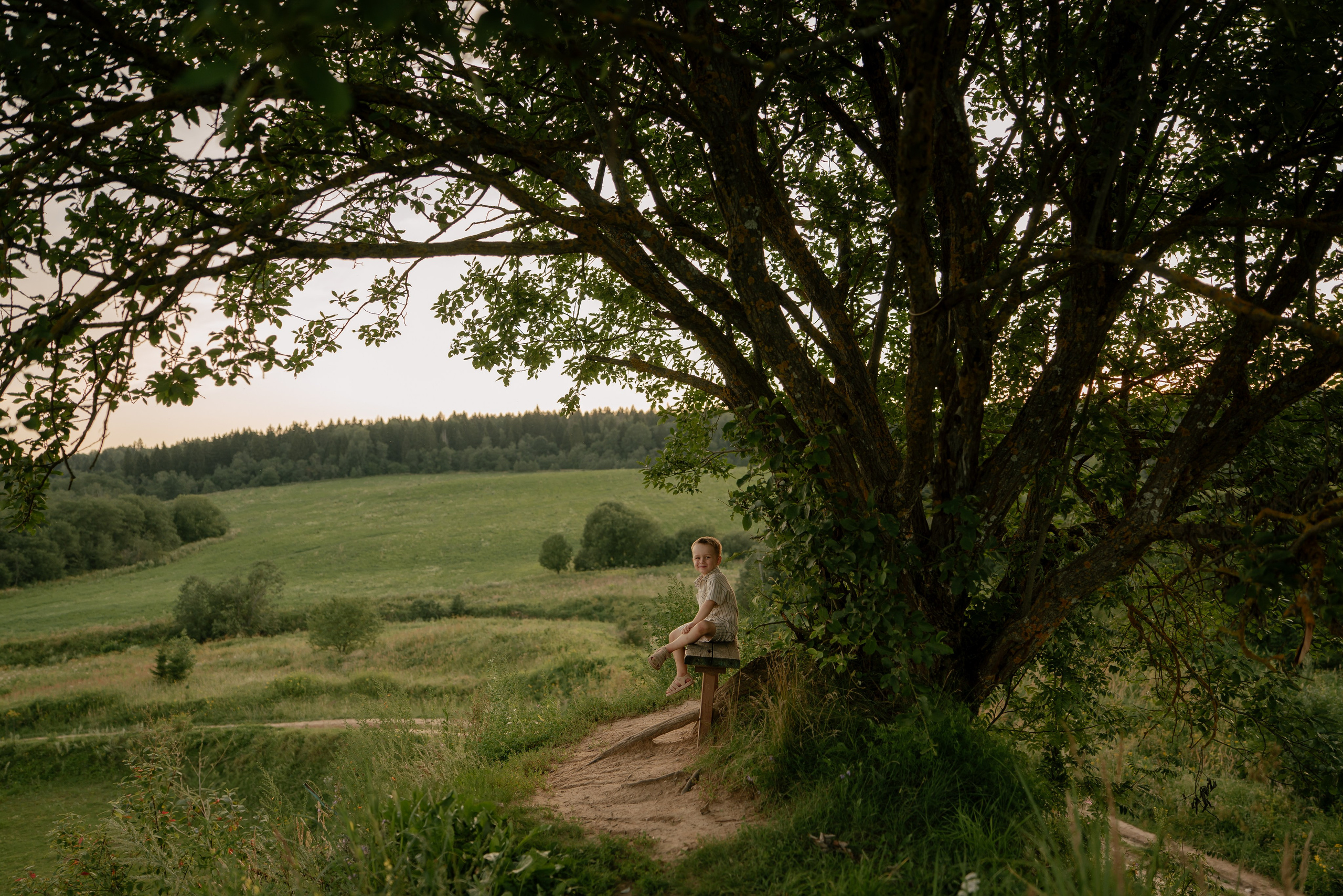 На закате. Свадебный и семейный фотограф в Москве и Красногорске — живые кадры | Анастасия Тихонова