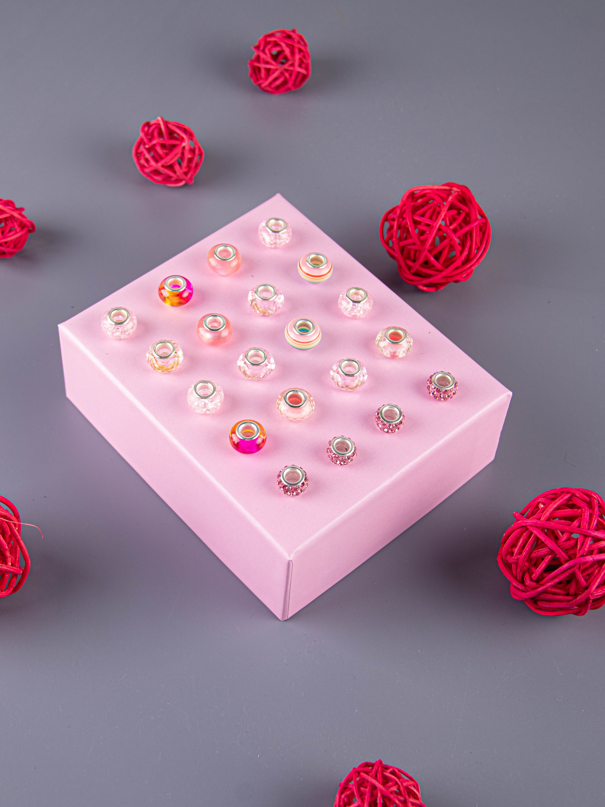 Наборы по созданию браслетов (розовый). «Матрица»